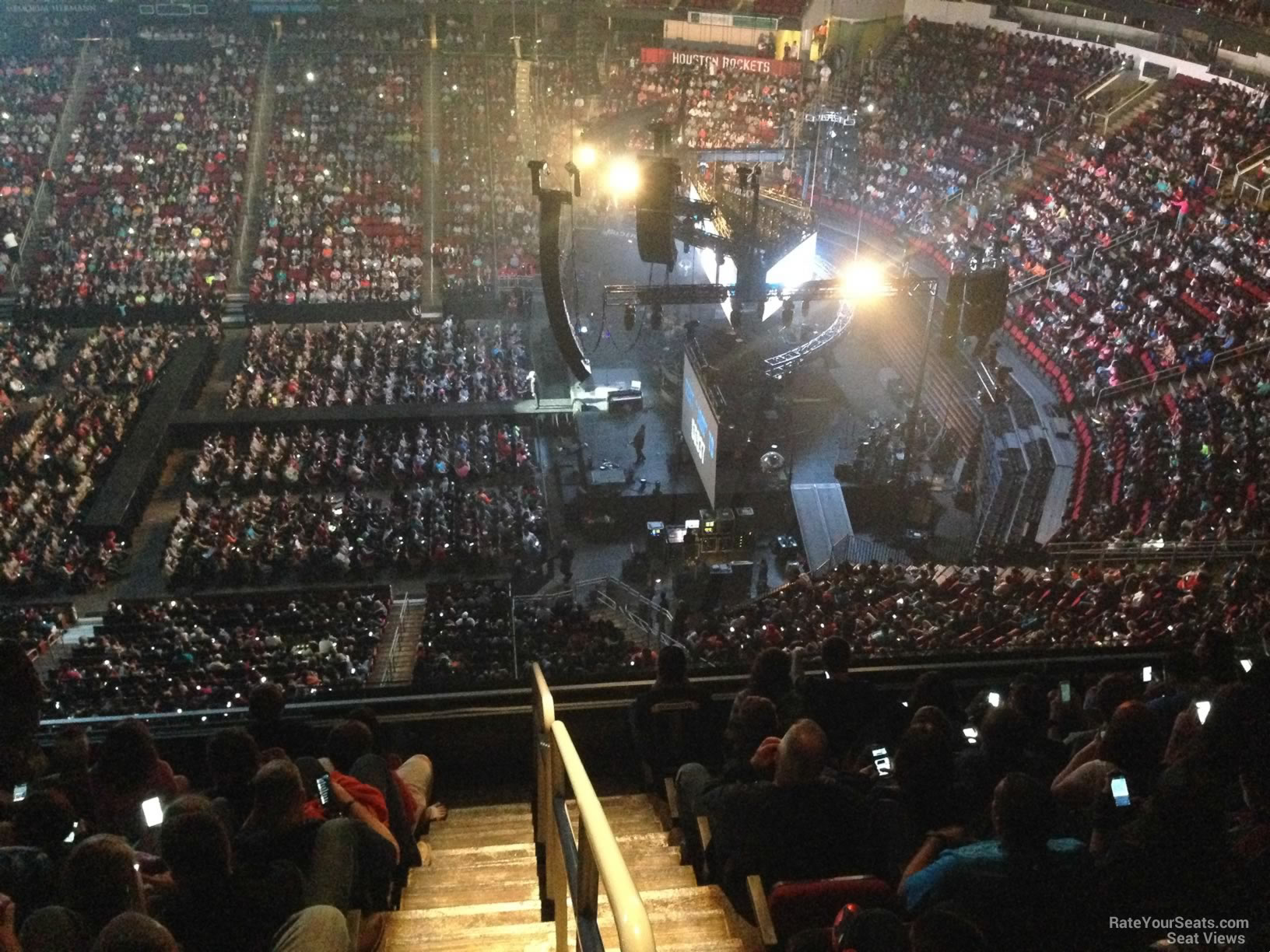 section 407 seat view  for concert - toyota center