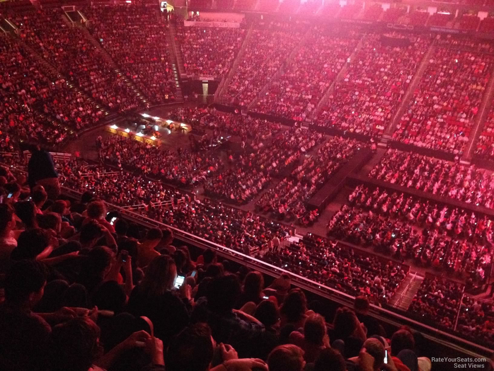 section 408 seat view  for concert - toyota center