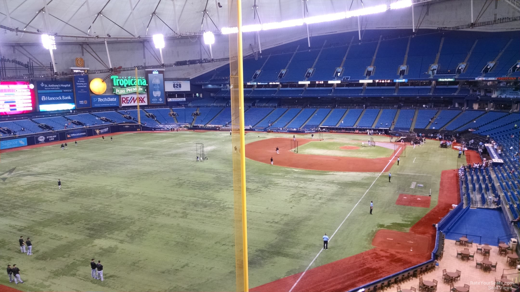 Tropicana Field Section 343 Tampa Bay Rays