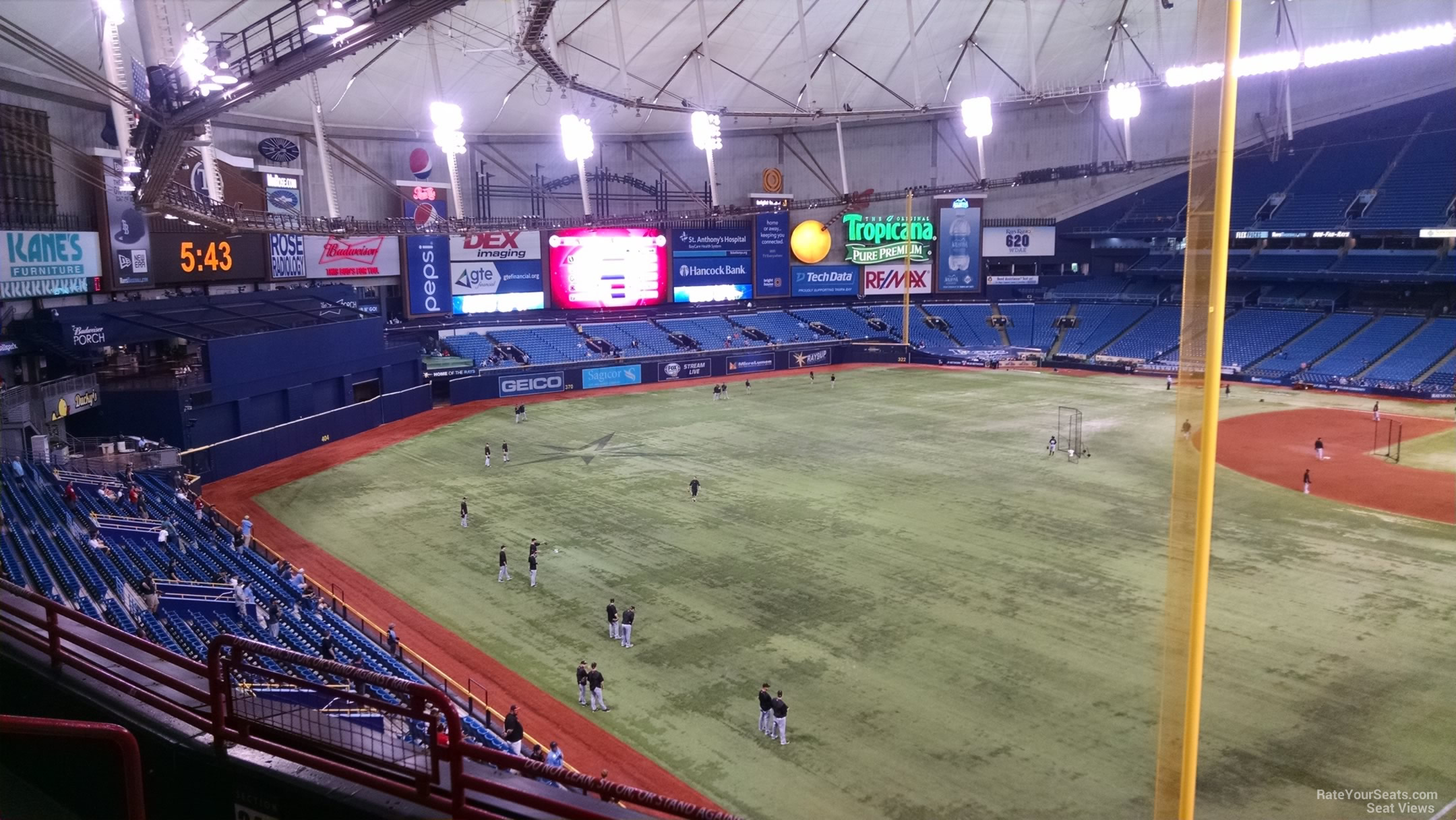 Tropicana Field Section 343 Tampa Bay Rays