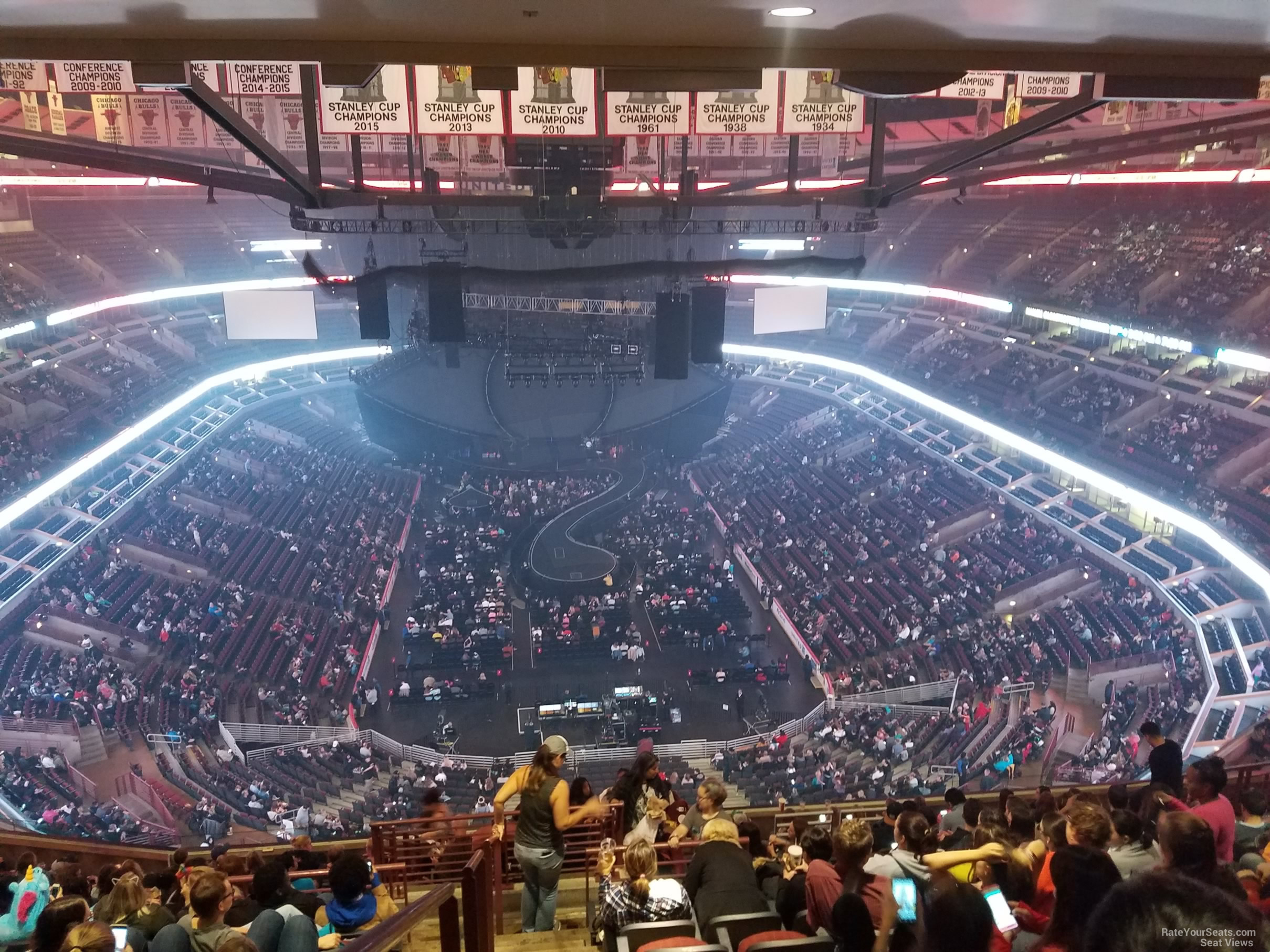 section 309, row 17 seat view  for concert - united center
