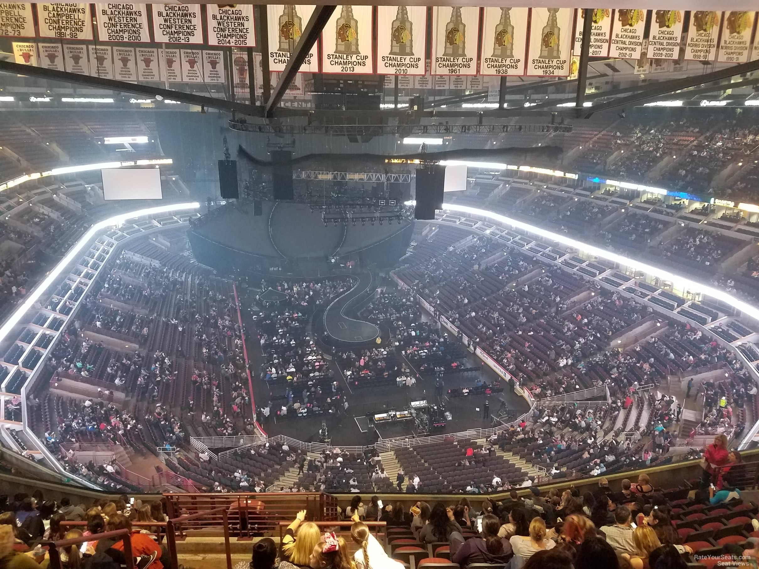 section 310, row 17 seat view  for concert - united center
