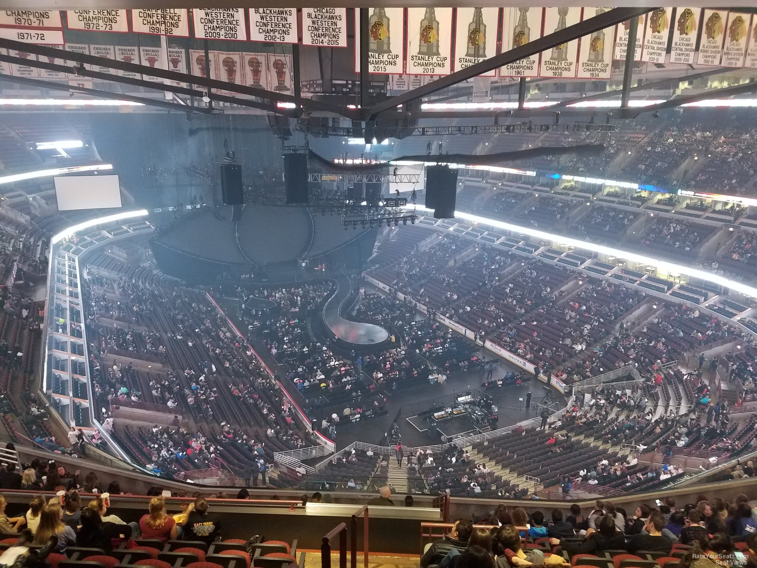 section 311, row 17 seat view  for concert - united center