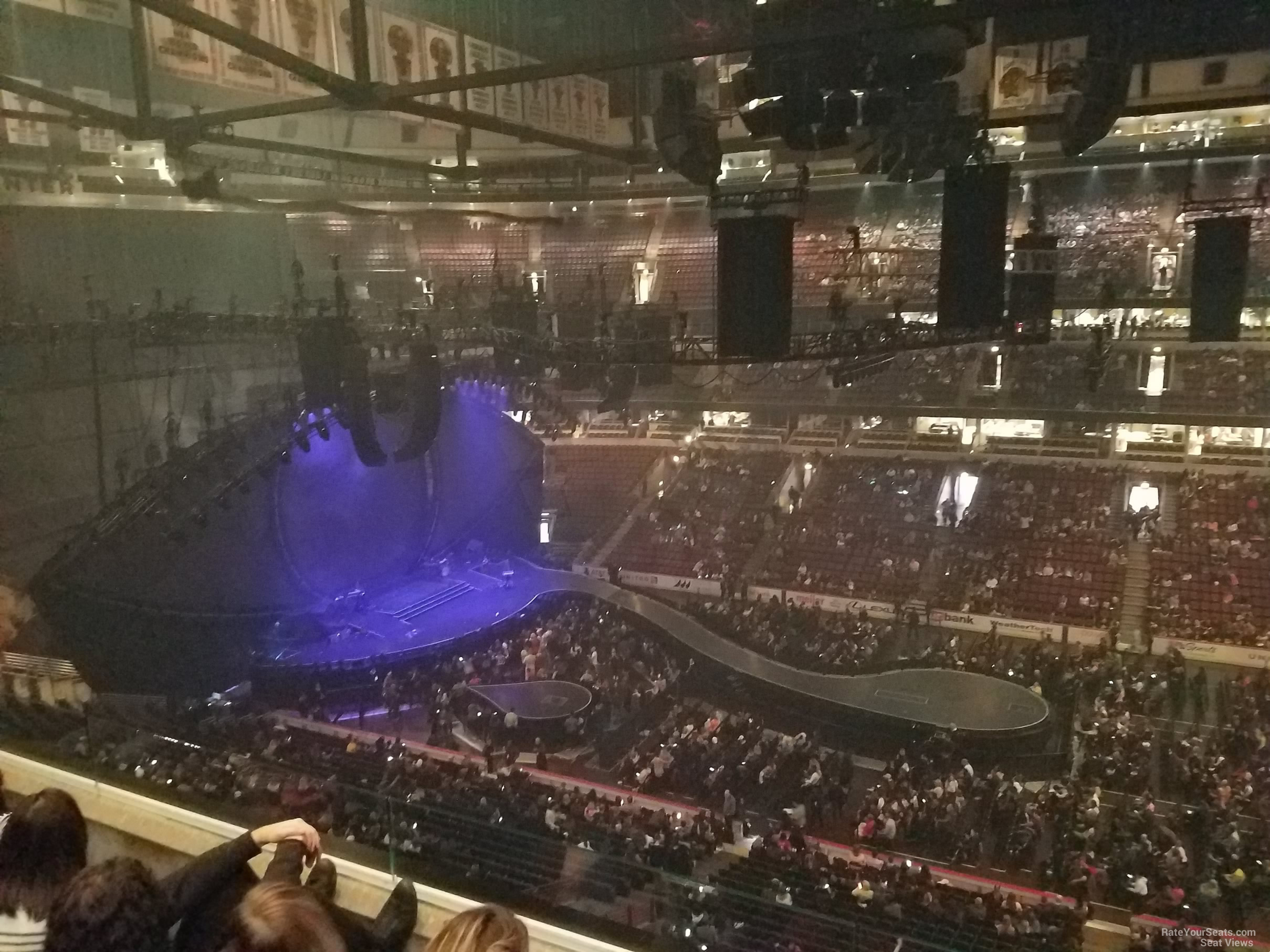 section 317, row 4 seat view  for concert - united center