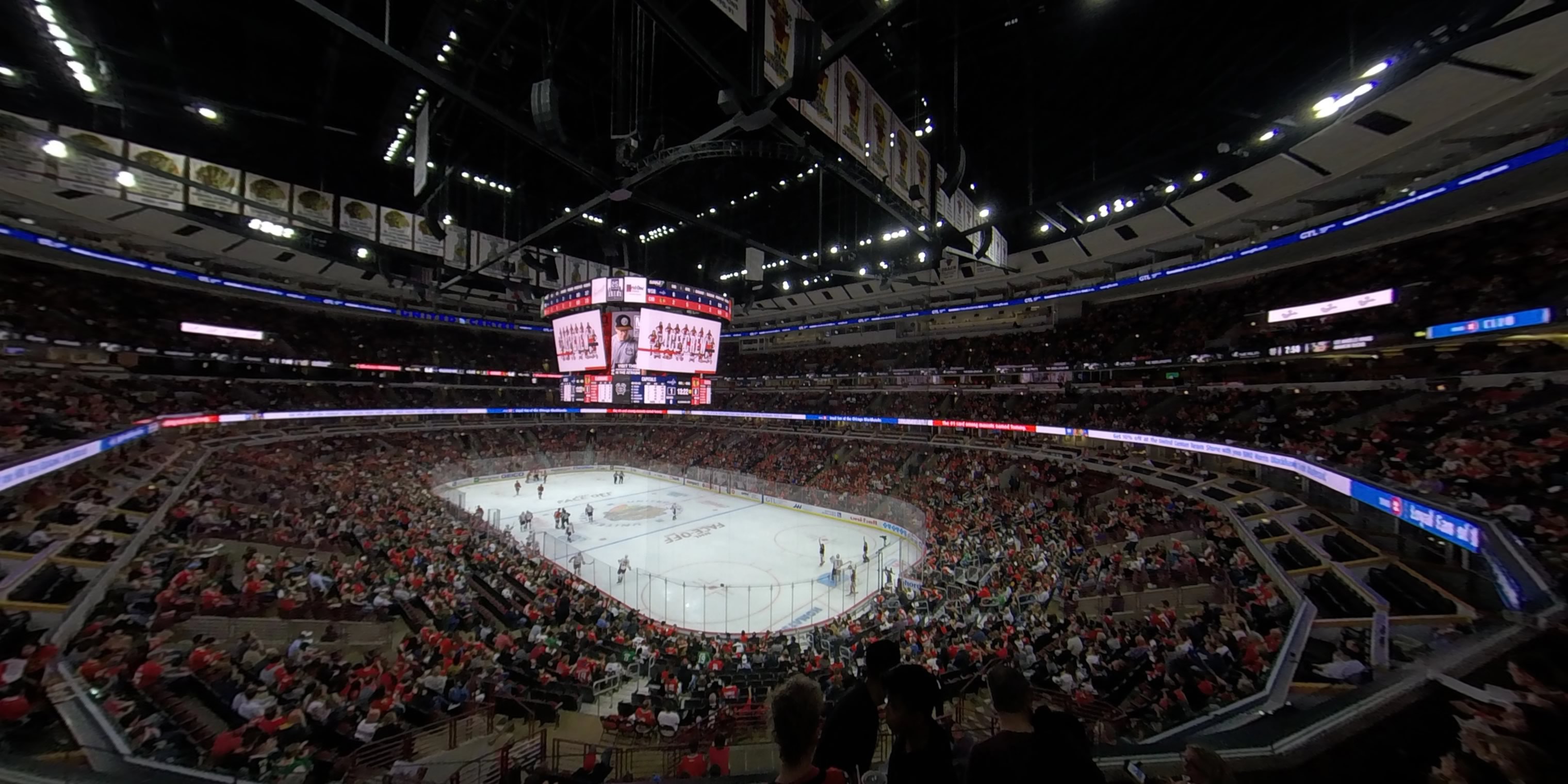 section 229 panoramic seat view  for hockey - united center