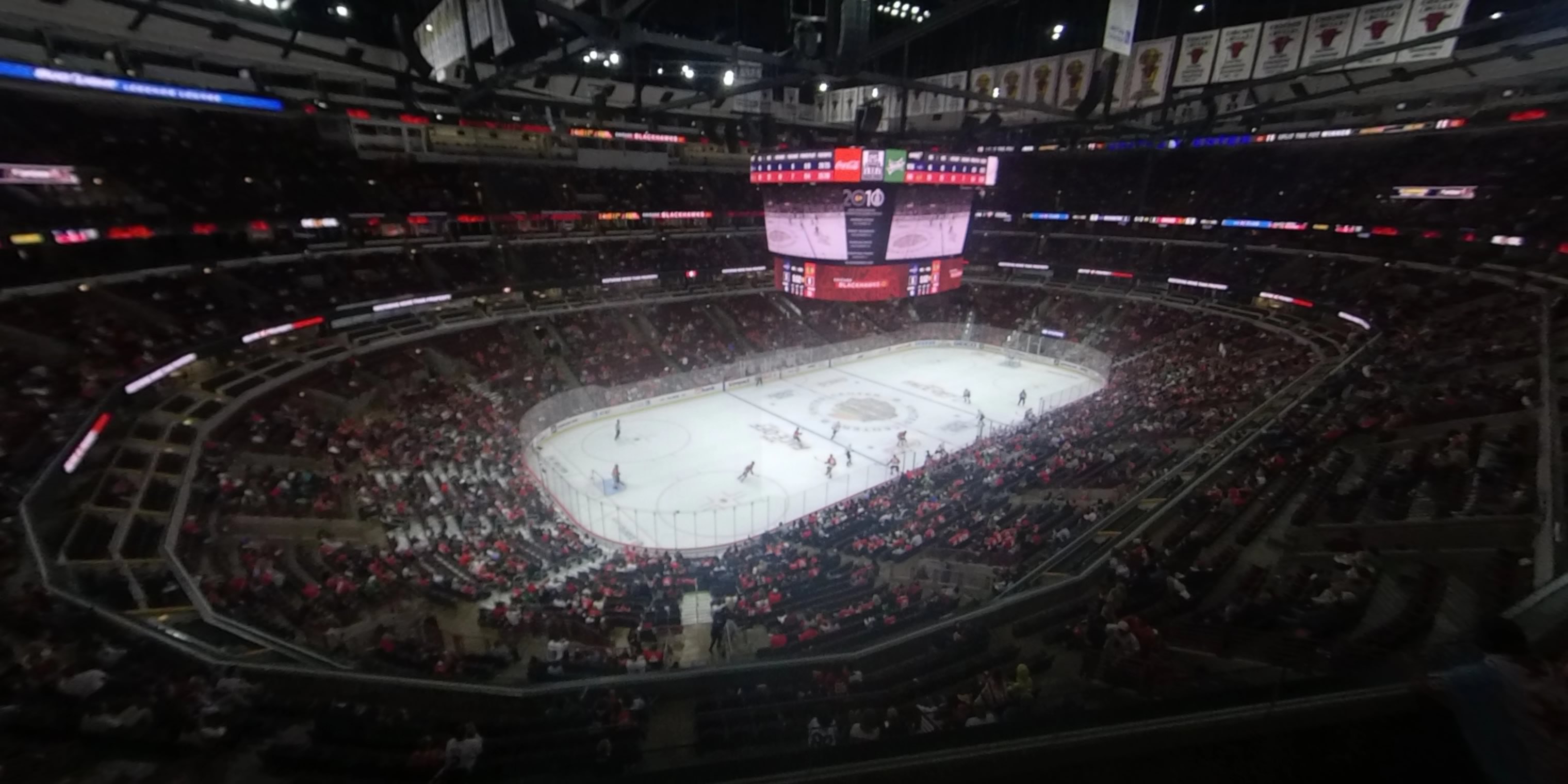 section 304 panoramic seat view  for hockey - united center