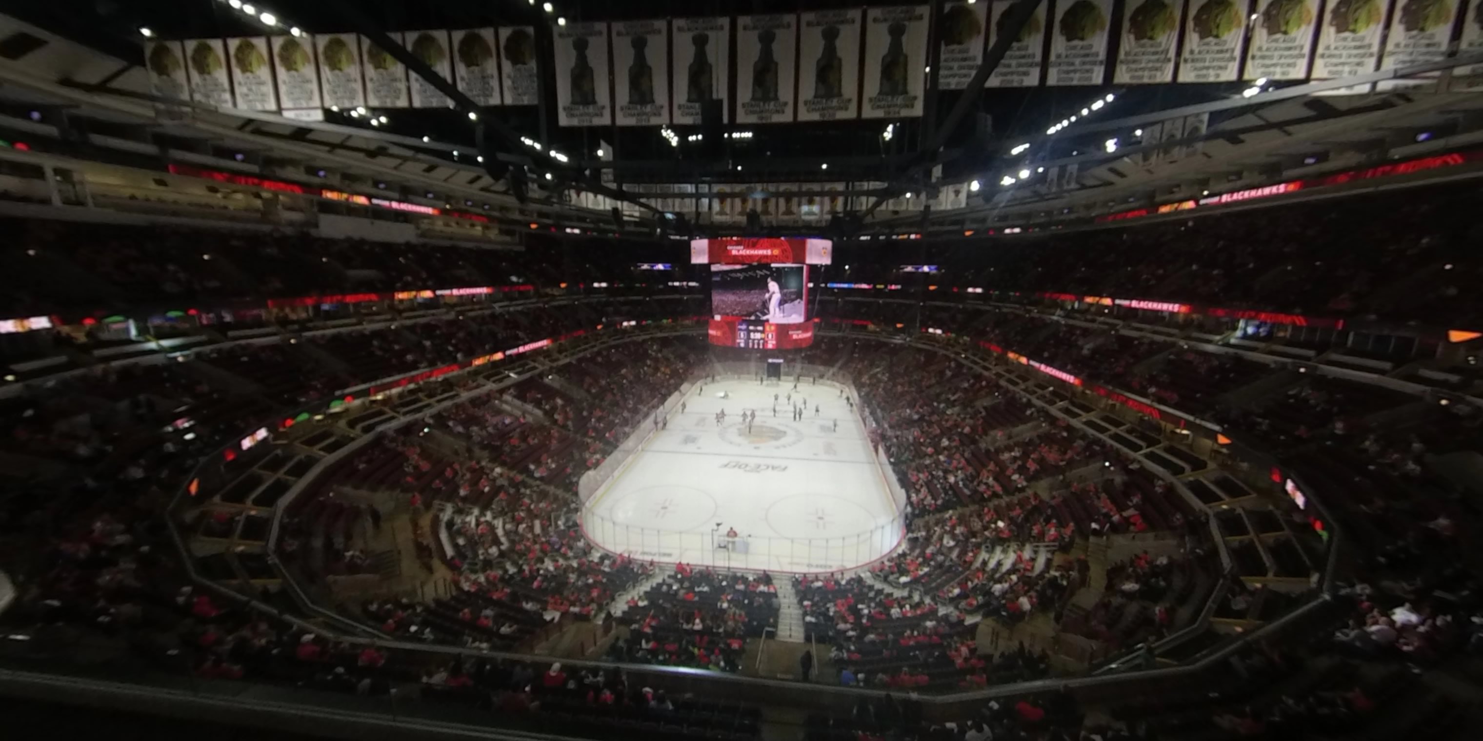 section 308 panoramic seat view  for hockey - united center
