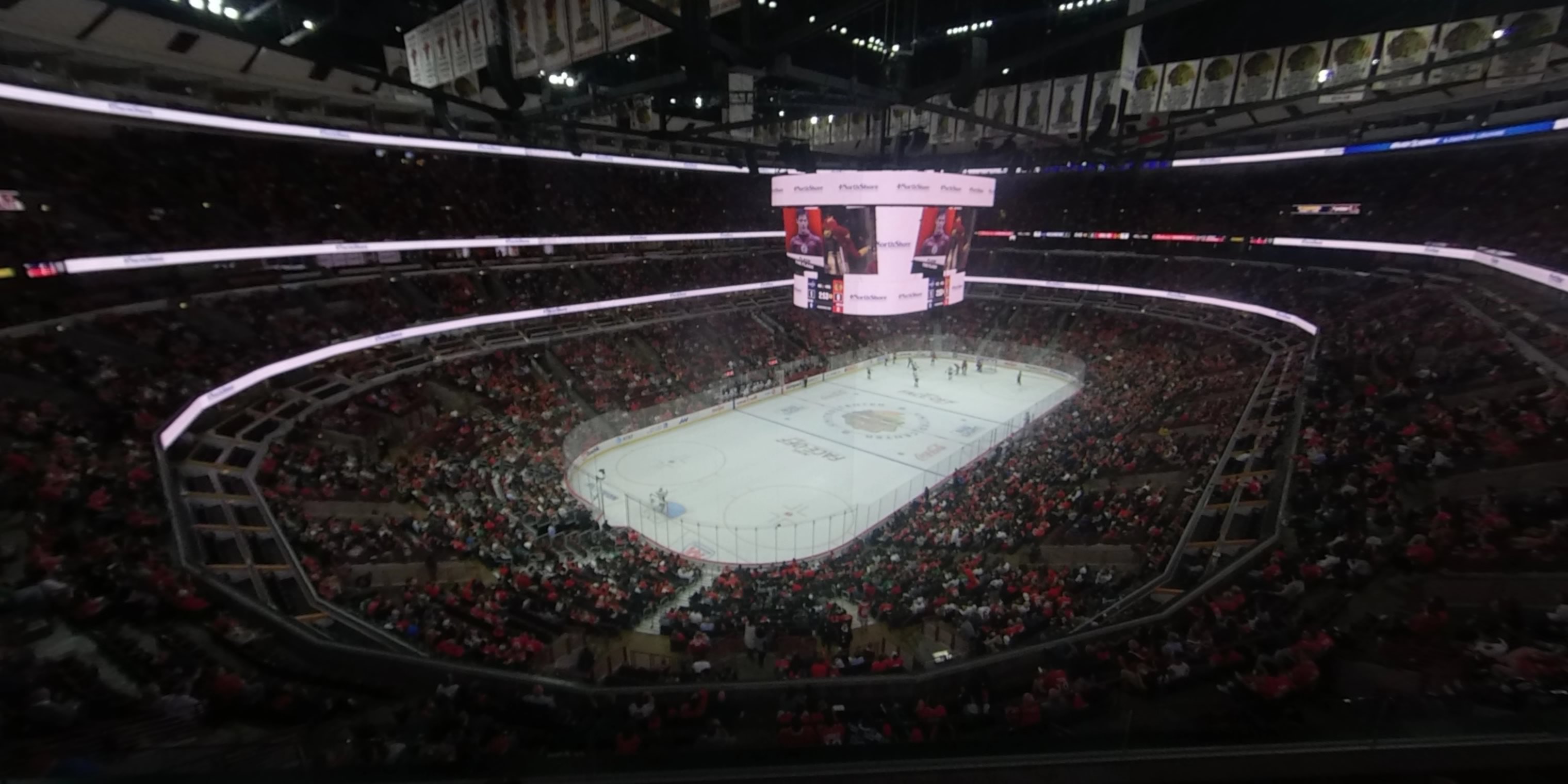 section 322 panoramic seat view  for hockey - united center