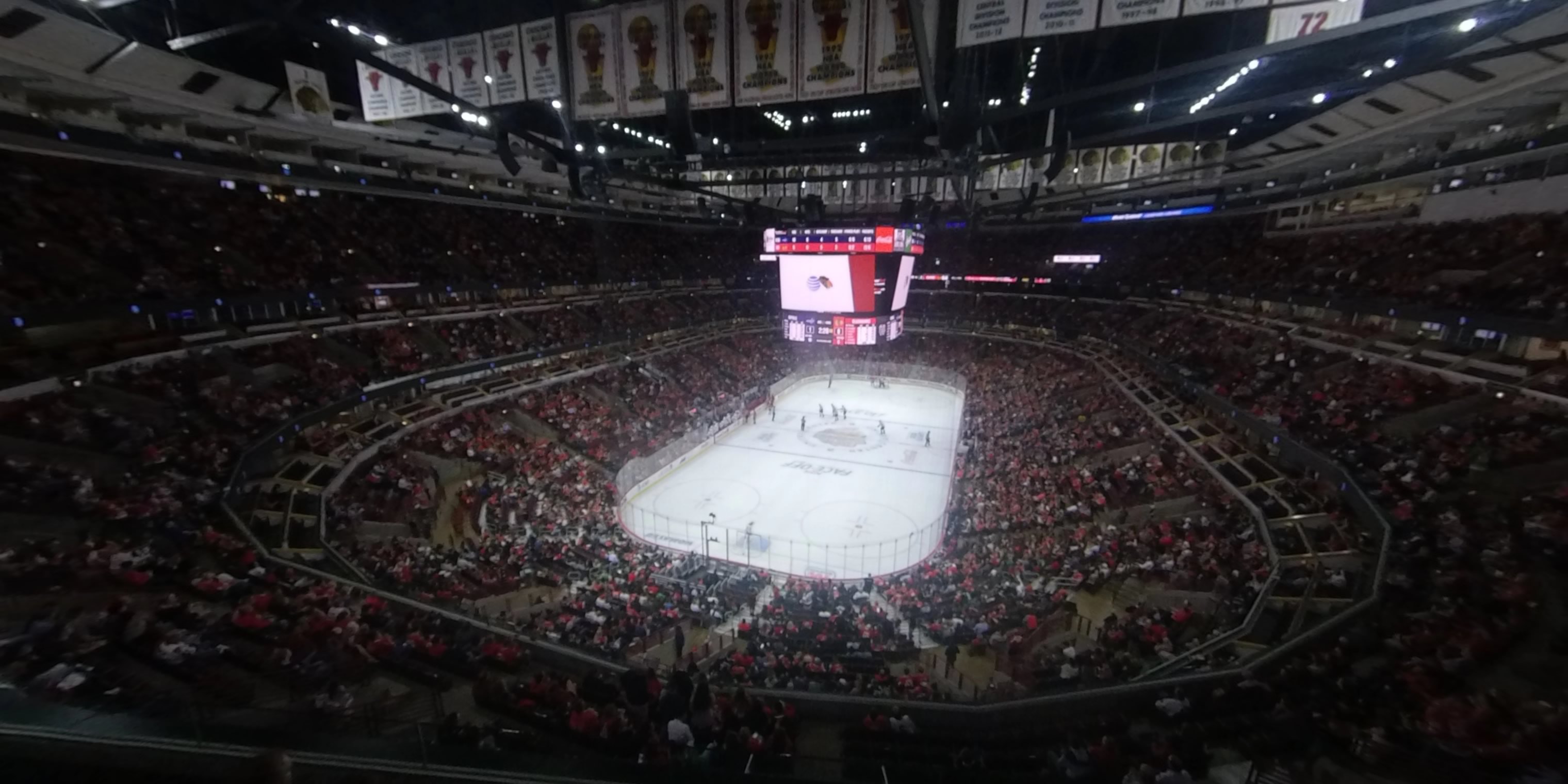 section 324 panoramic seat view  for hockey - united center