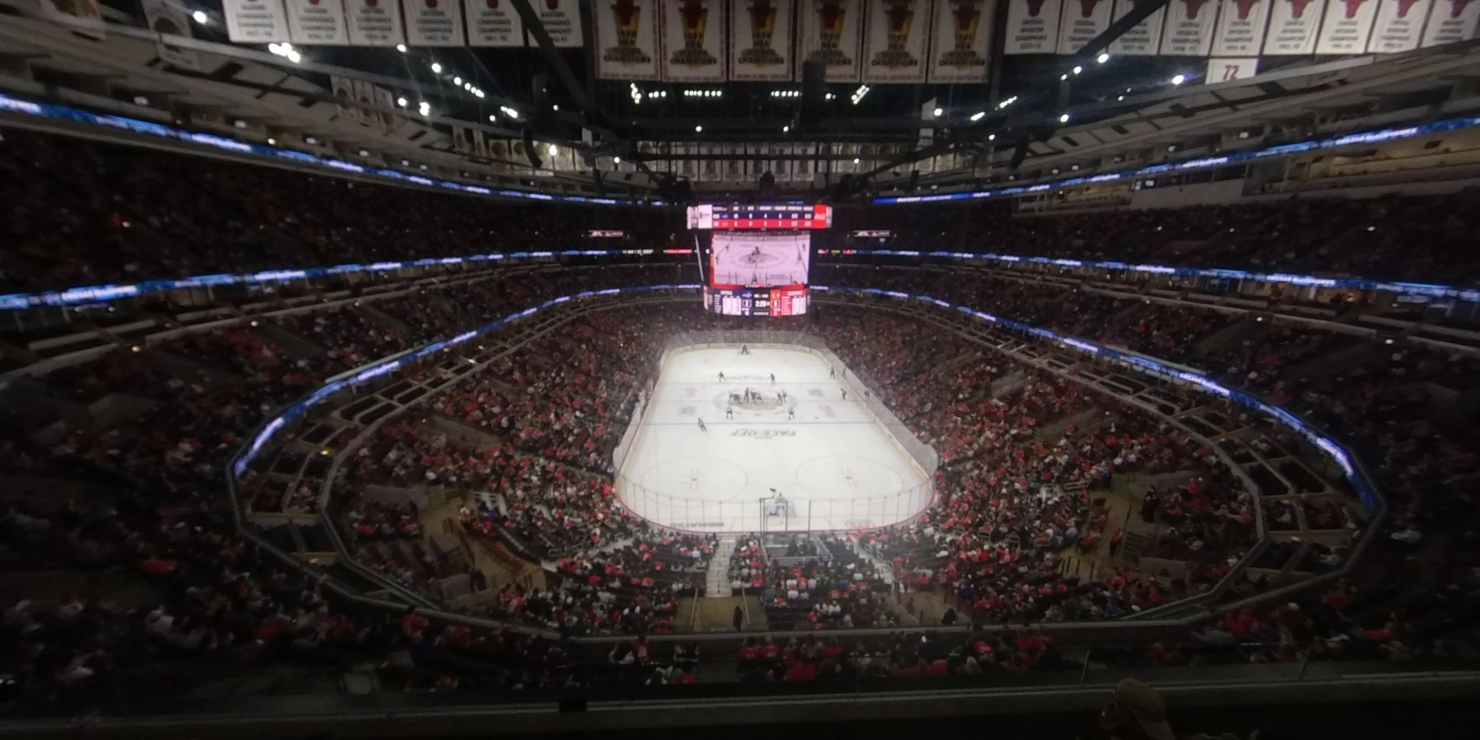 section 326 panoramic seat view  for hockey - united center