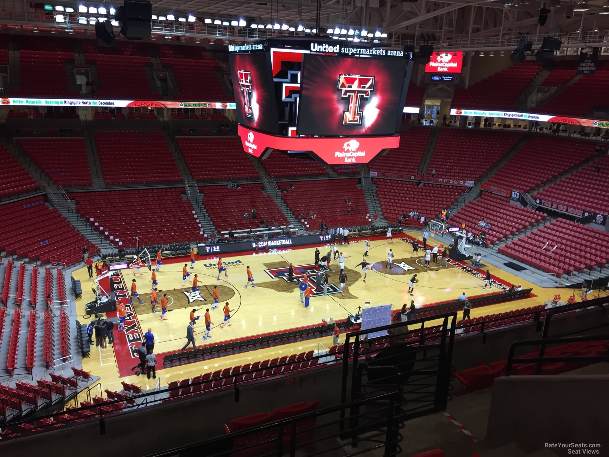 section 203, row 7 seat view  - united supermarkets arena