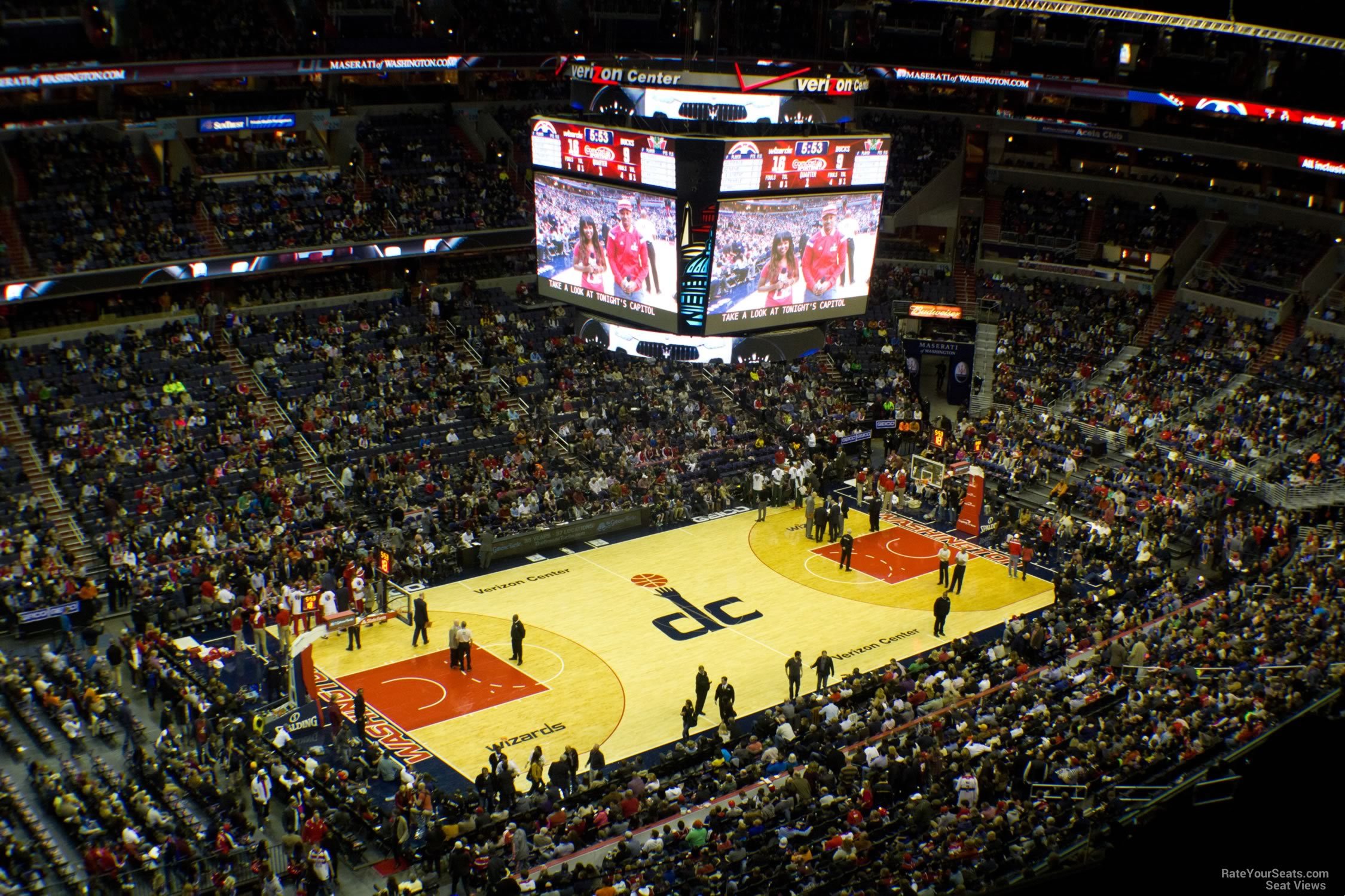 Capital One Arena Section 412 - Washington Wizards - RateYourSeats.com2250 x 1500