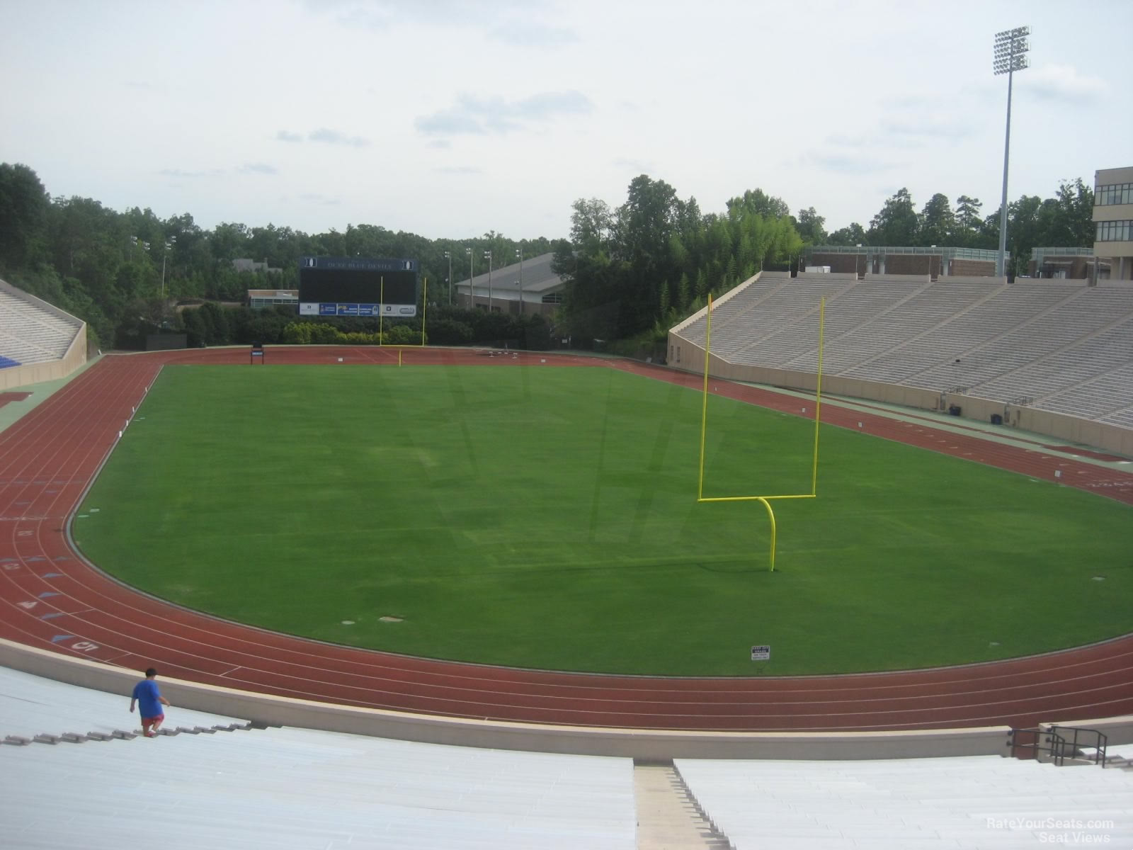 wallace wade stadium section 15 rateyourseats com duke wallace wade stadium seating chart