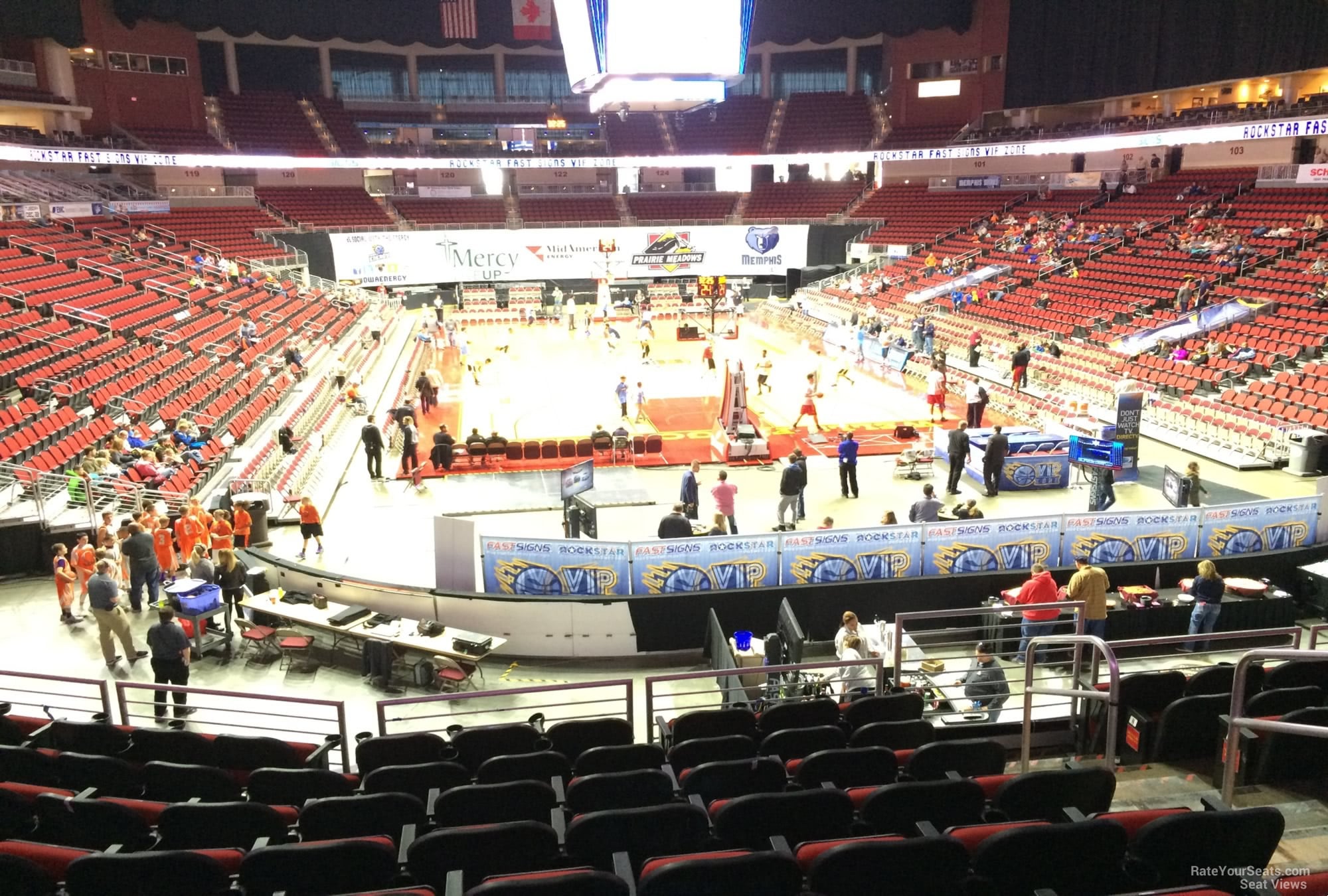Wells Fargo Arena (Des Moines, IA) Section 112 Basketball Seating