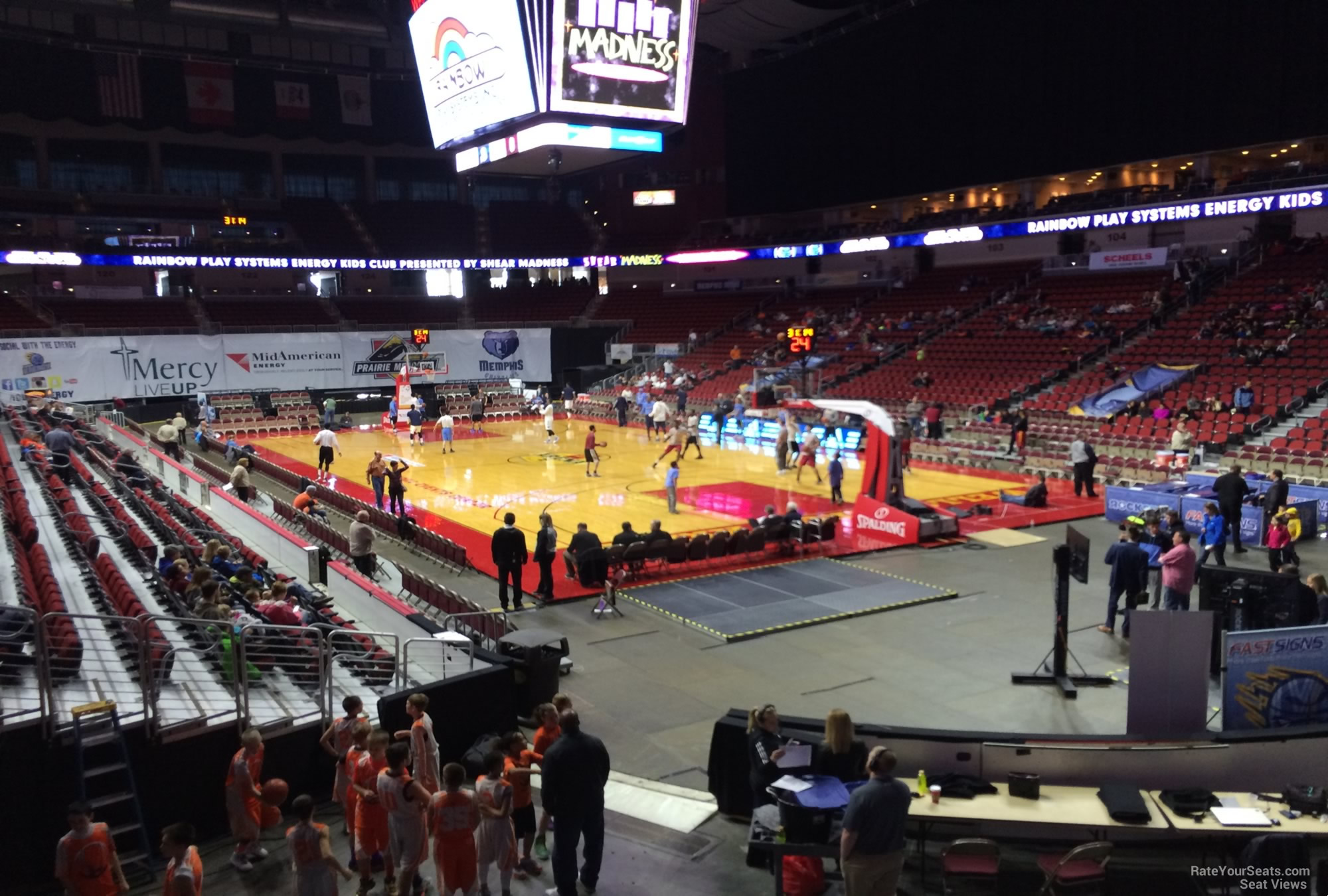 Wells Fargo Arena (Des Moines, IA) Section 113 Basketball Seating
