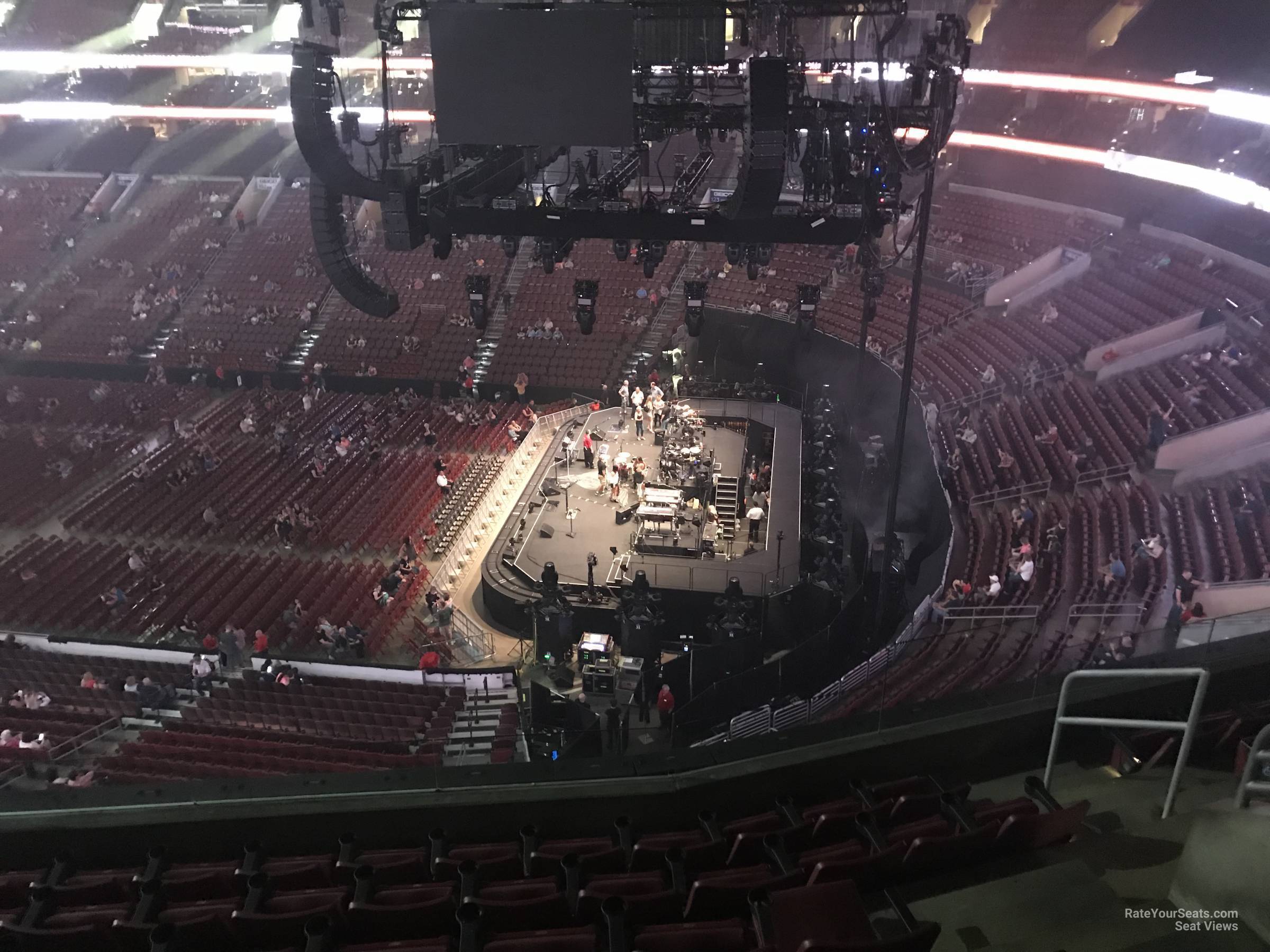 section 215, row 7 seat view  for concert - wells fargo center