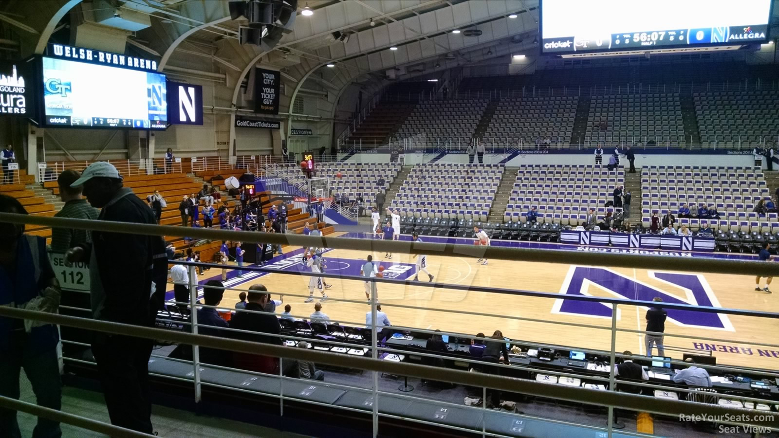 welsh ryan arena section 212 rateyourseats com new welsh ryan seating chart