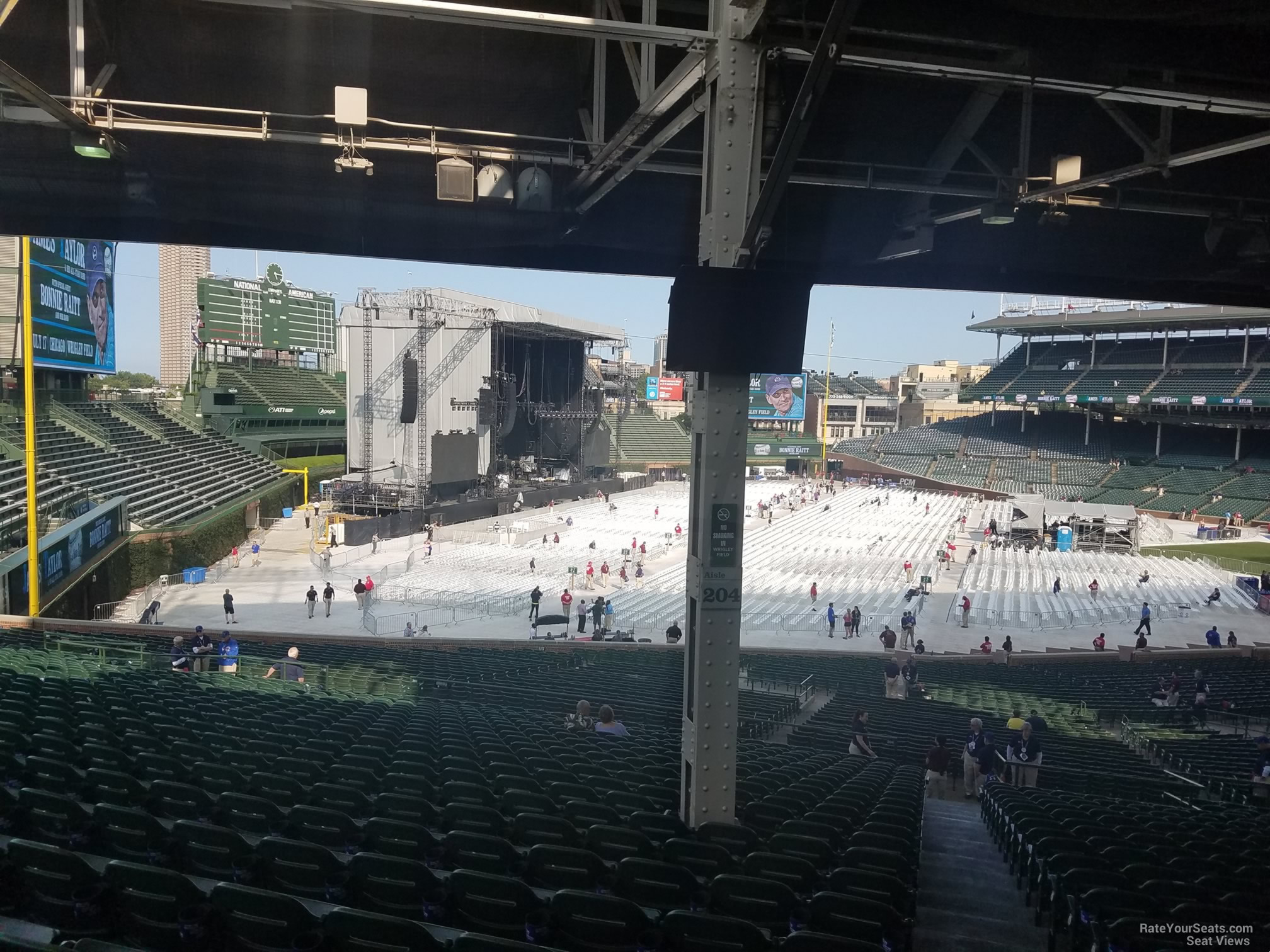 Wrigley Field Section 204 Concert Seating