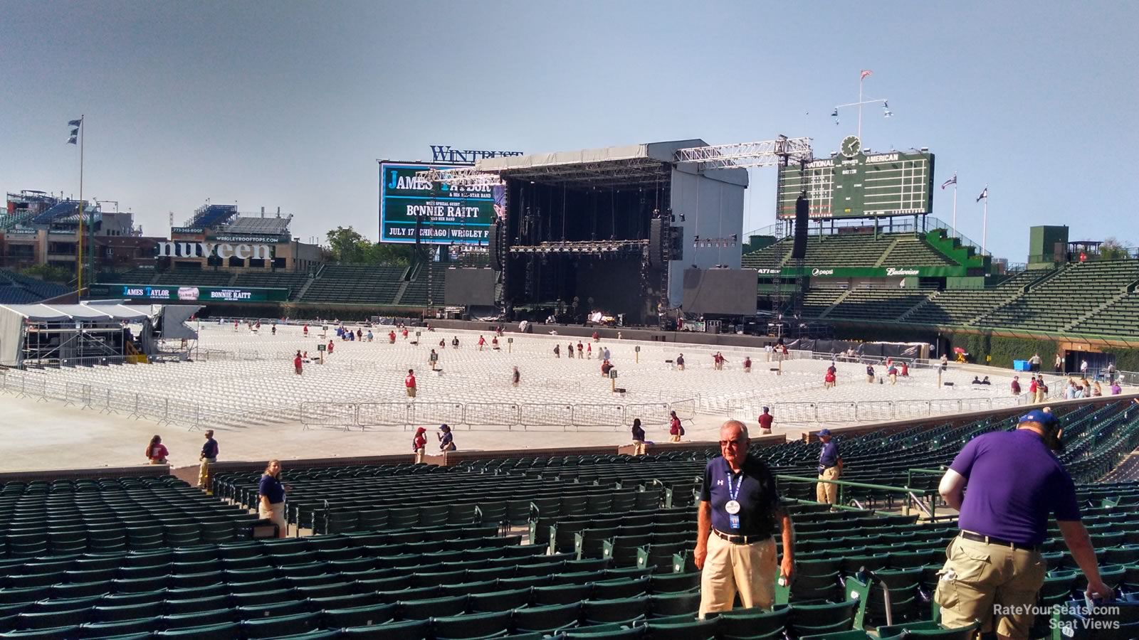 Wrigley Field Section 133 Concert Seating