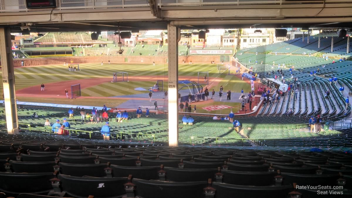 Wrigley Field Section 218 - Chicago Cubs - RateYourSeats.com