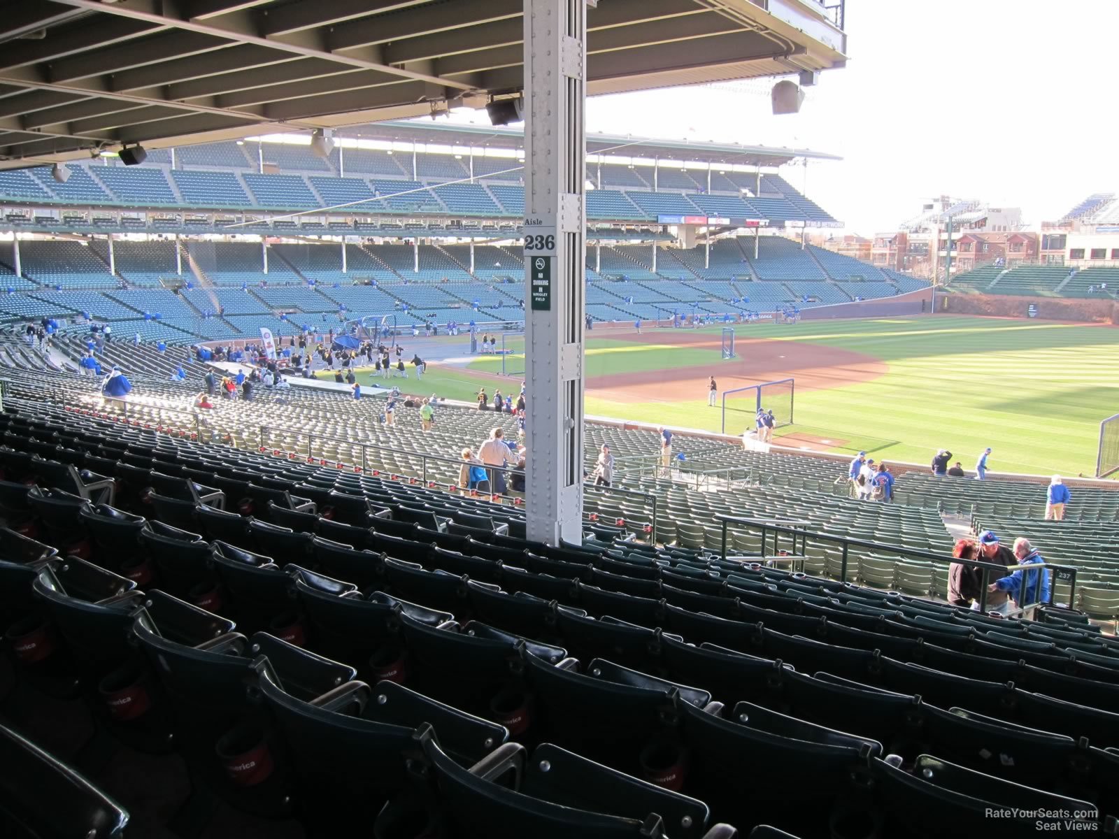 Wrigley Field Section 236 - Chicago Cubs - RateYourSeats.com