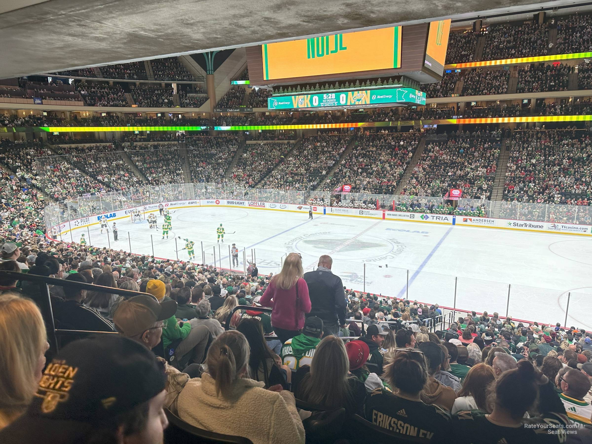 section 102, row 26 seat view  for hockey - xcel energy center