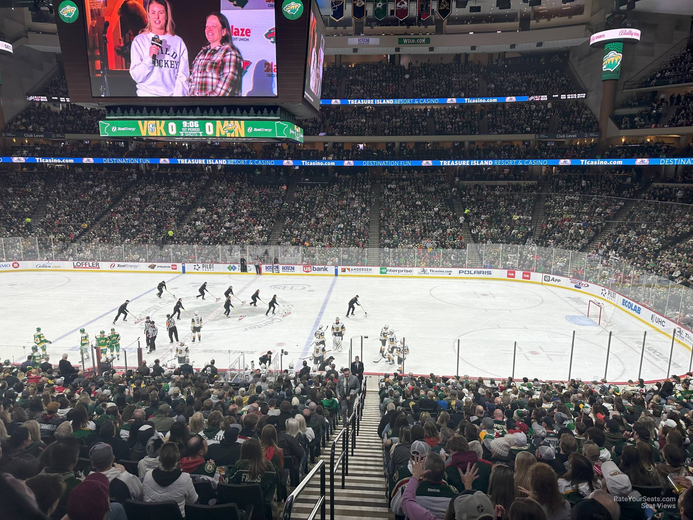 section 115, row 26 seat view  for hockey - xcel energy center