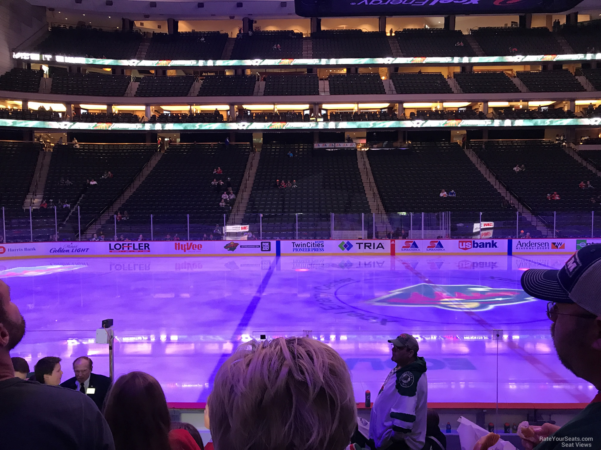 Xcel Energy Center Section 117 Minnesota Wild