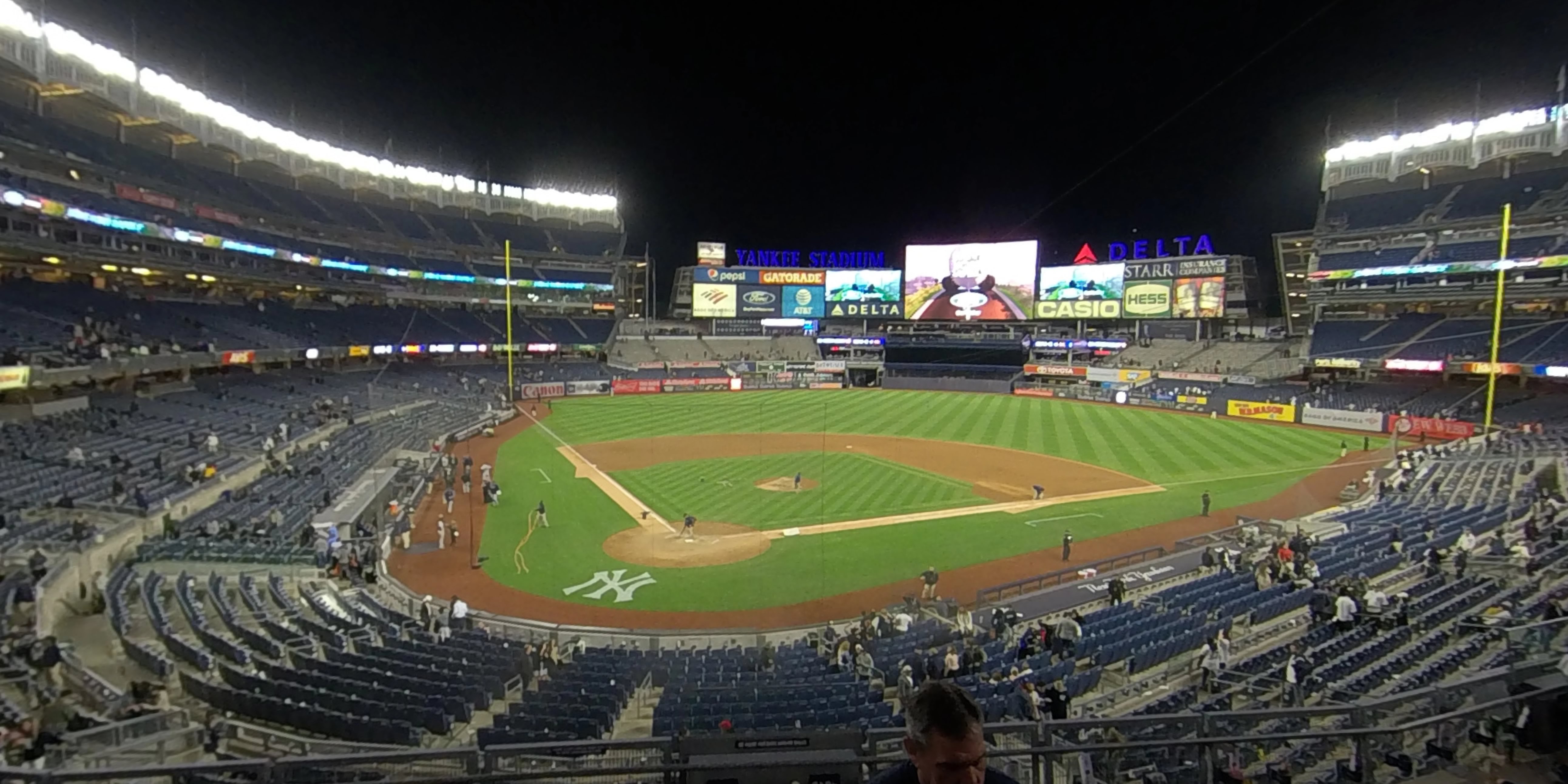 section 219 panoramic seat view  for baseball - yankee stadium