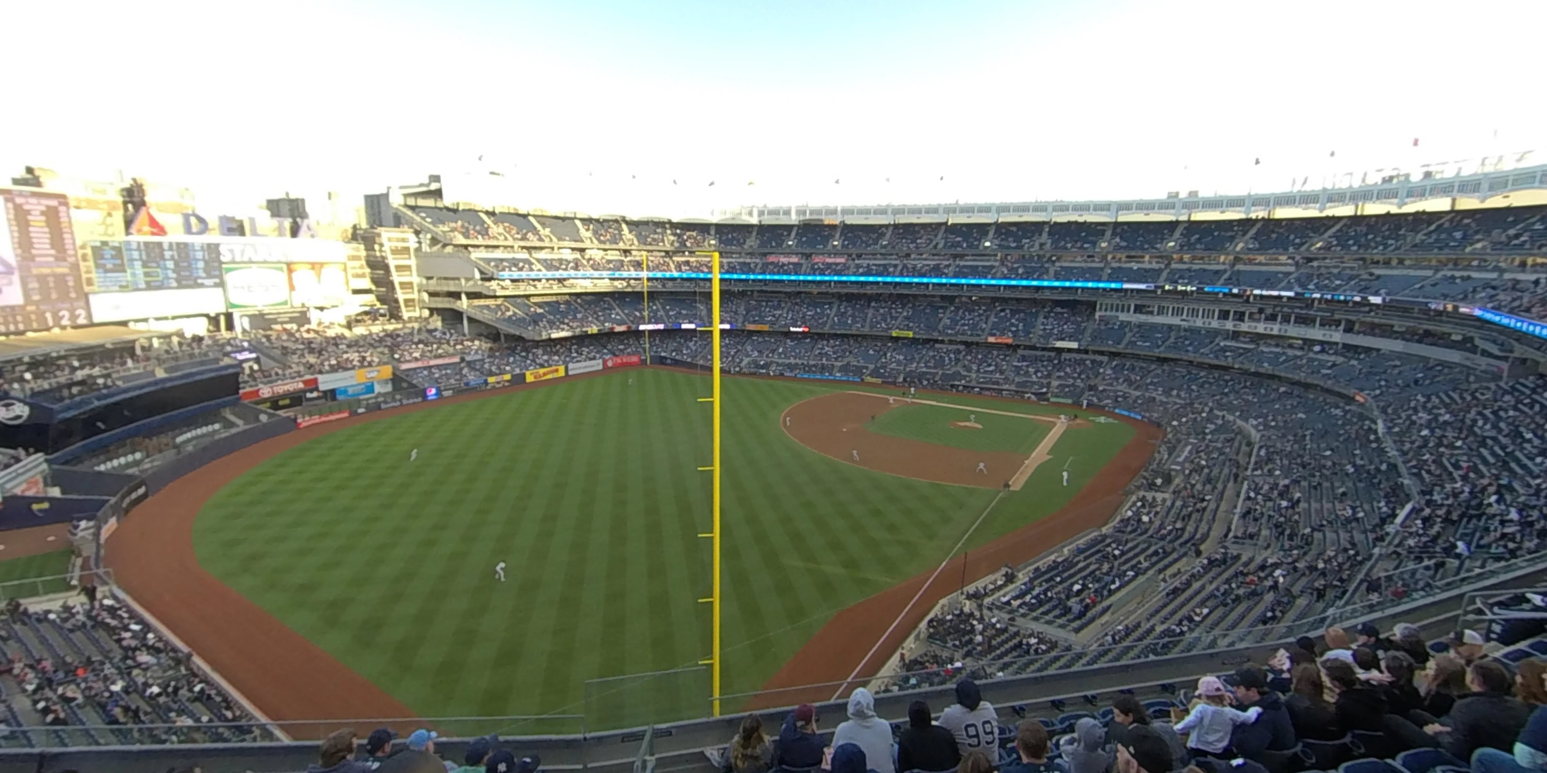 section 332a panoramic seat view  for baseball - yankee stadium