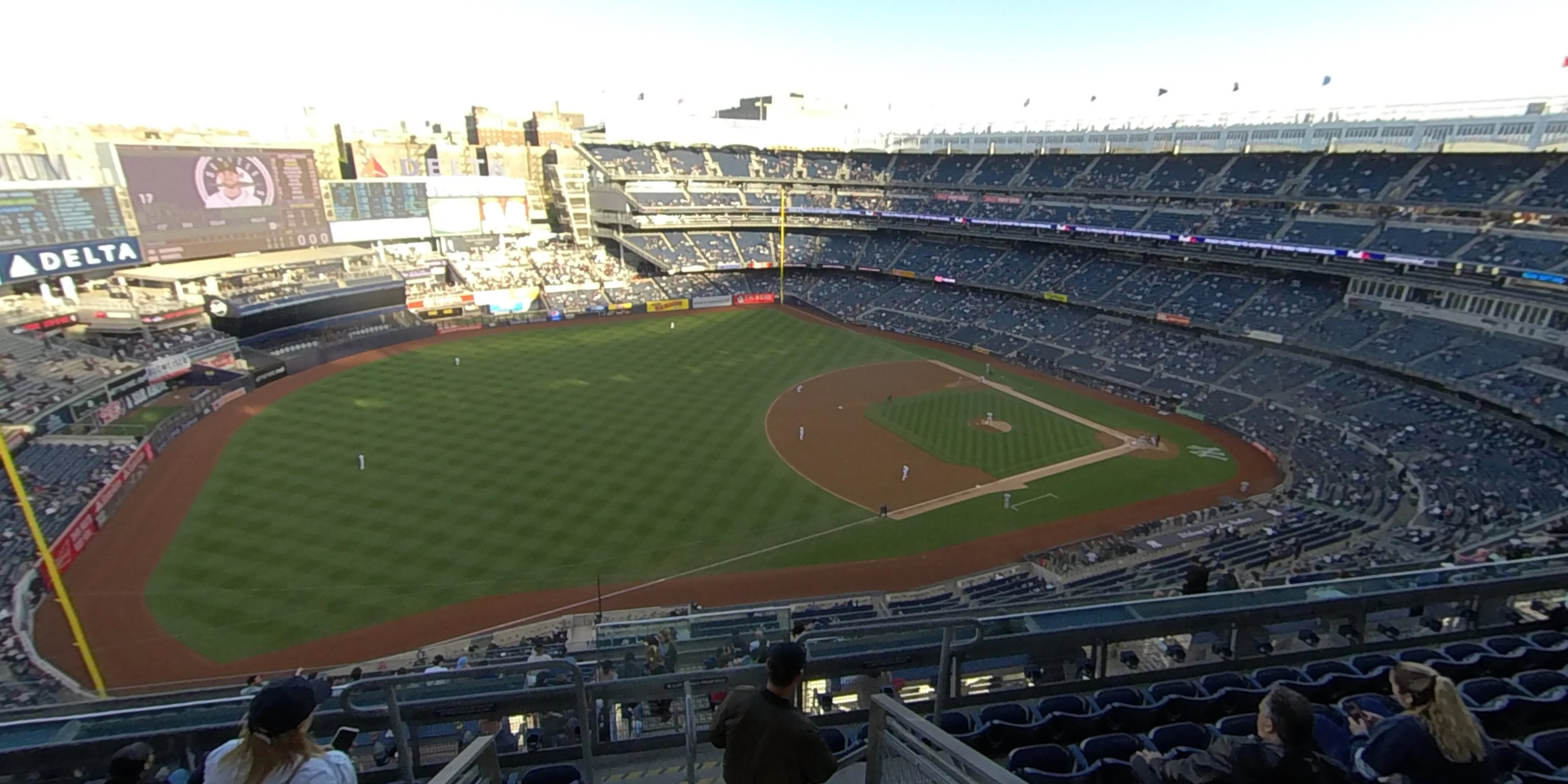section 428 panoramic seat view  for baseball - yankee stadium