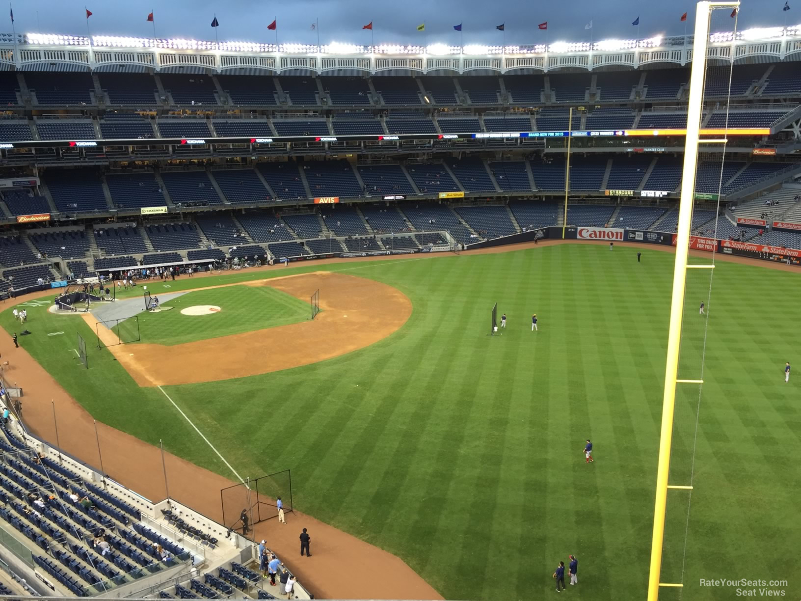 Terrace Outfield Yankee Stadium Baseball Seating