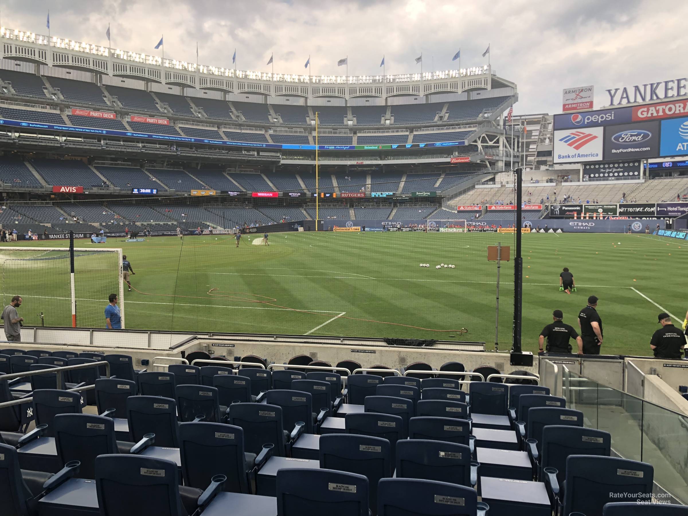 section 11 seat view  for soccer - yankee stadium