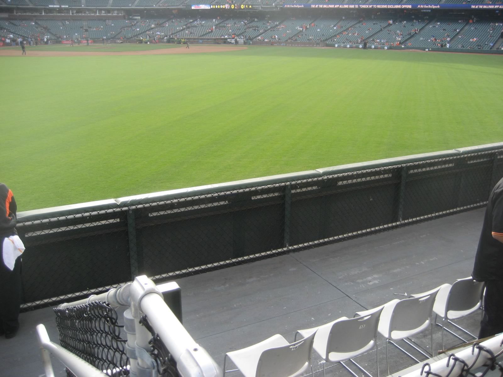 AT&T Park Outfield Bleachers Baseball Seating