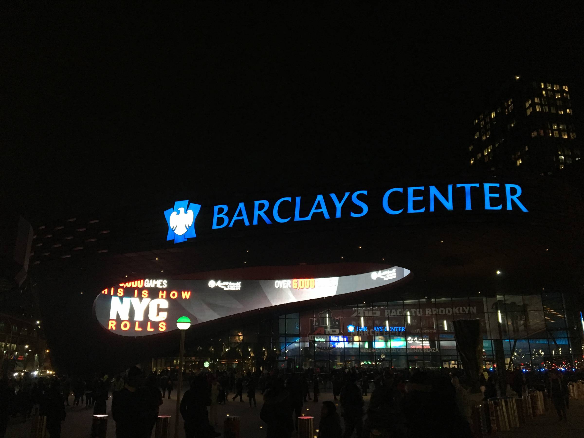 Barclays Center outside View