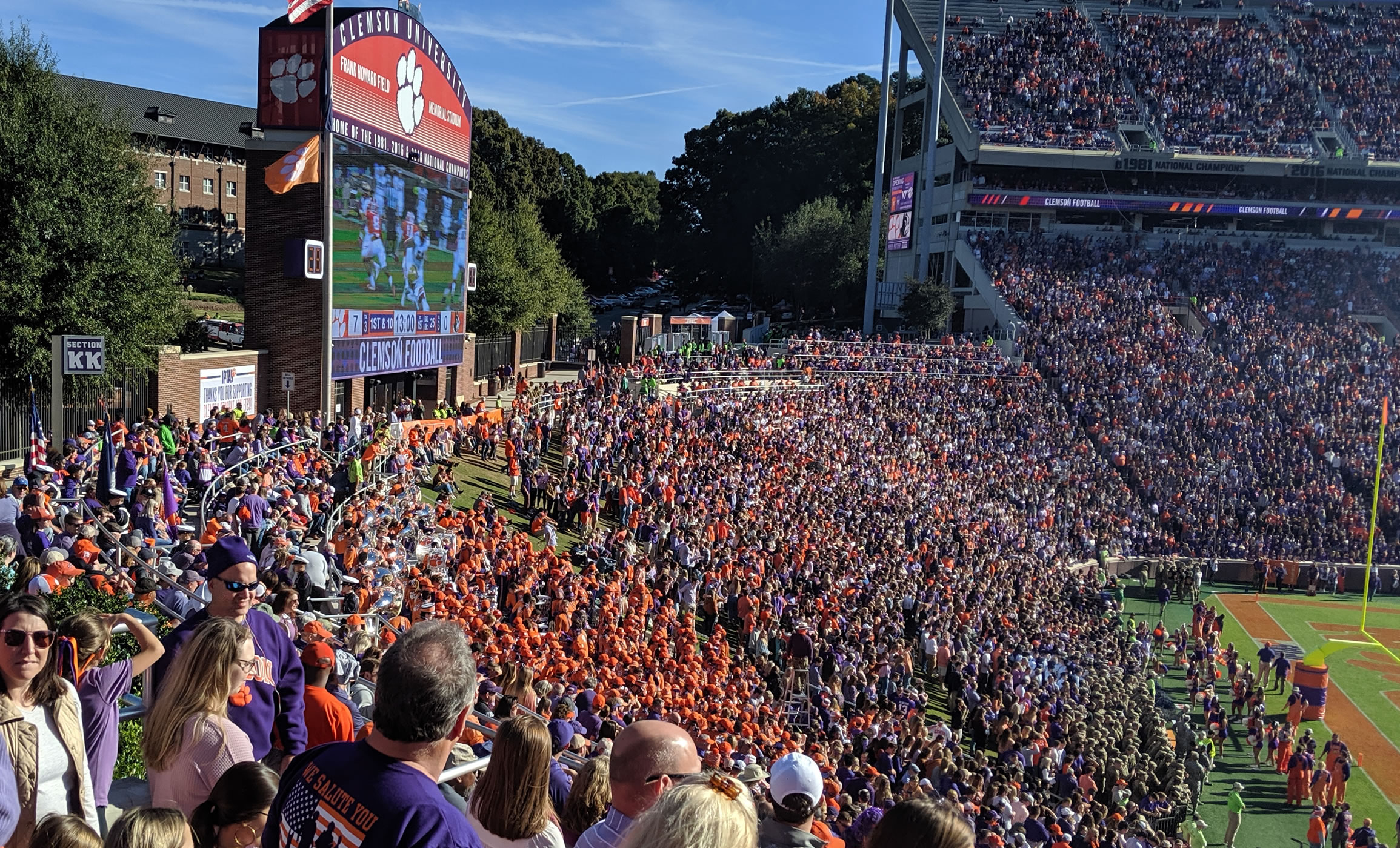 clemson student section