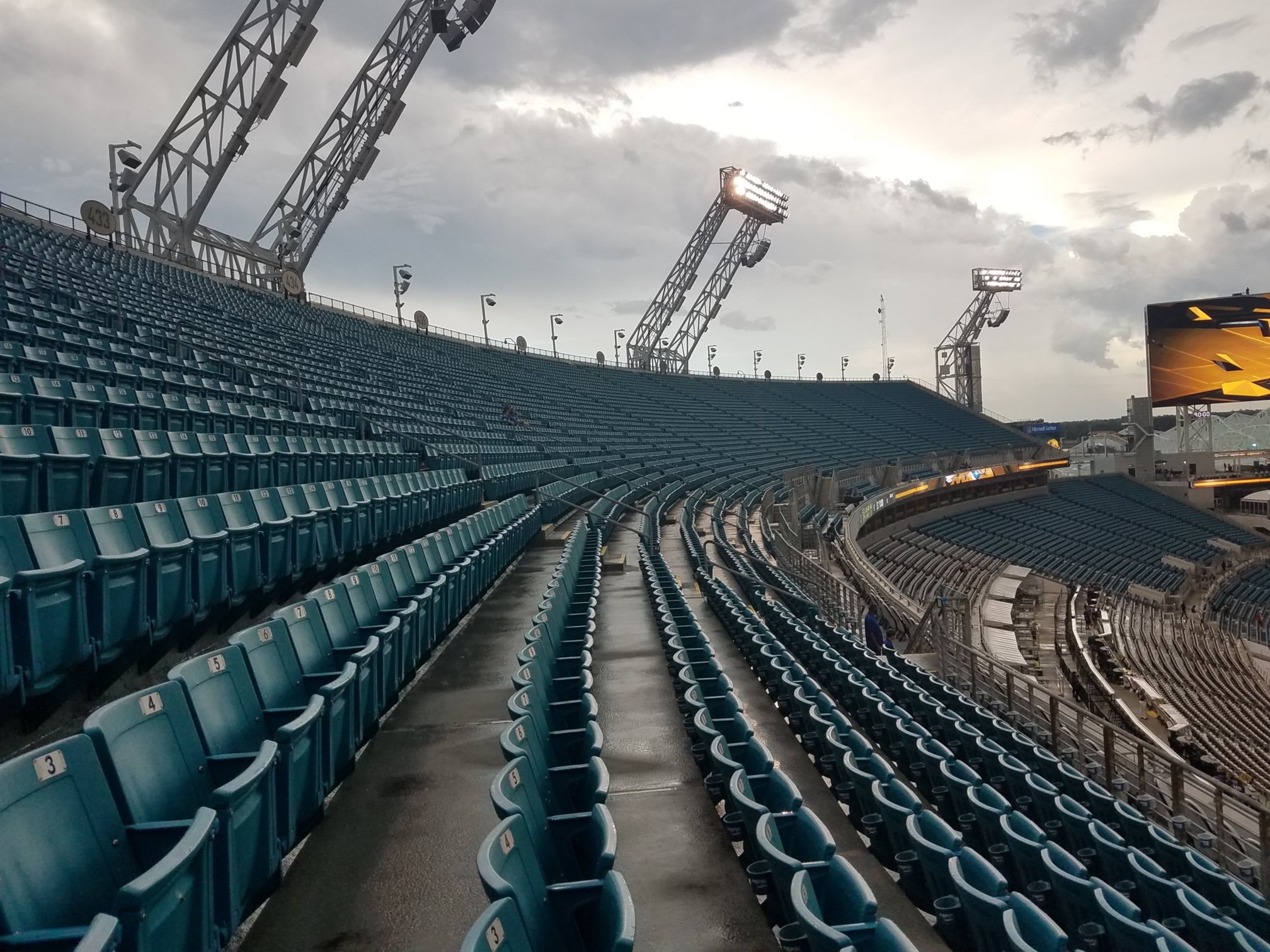 tiaa bank field section 405 rateyourseats com seating chart for everbank stadium