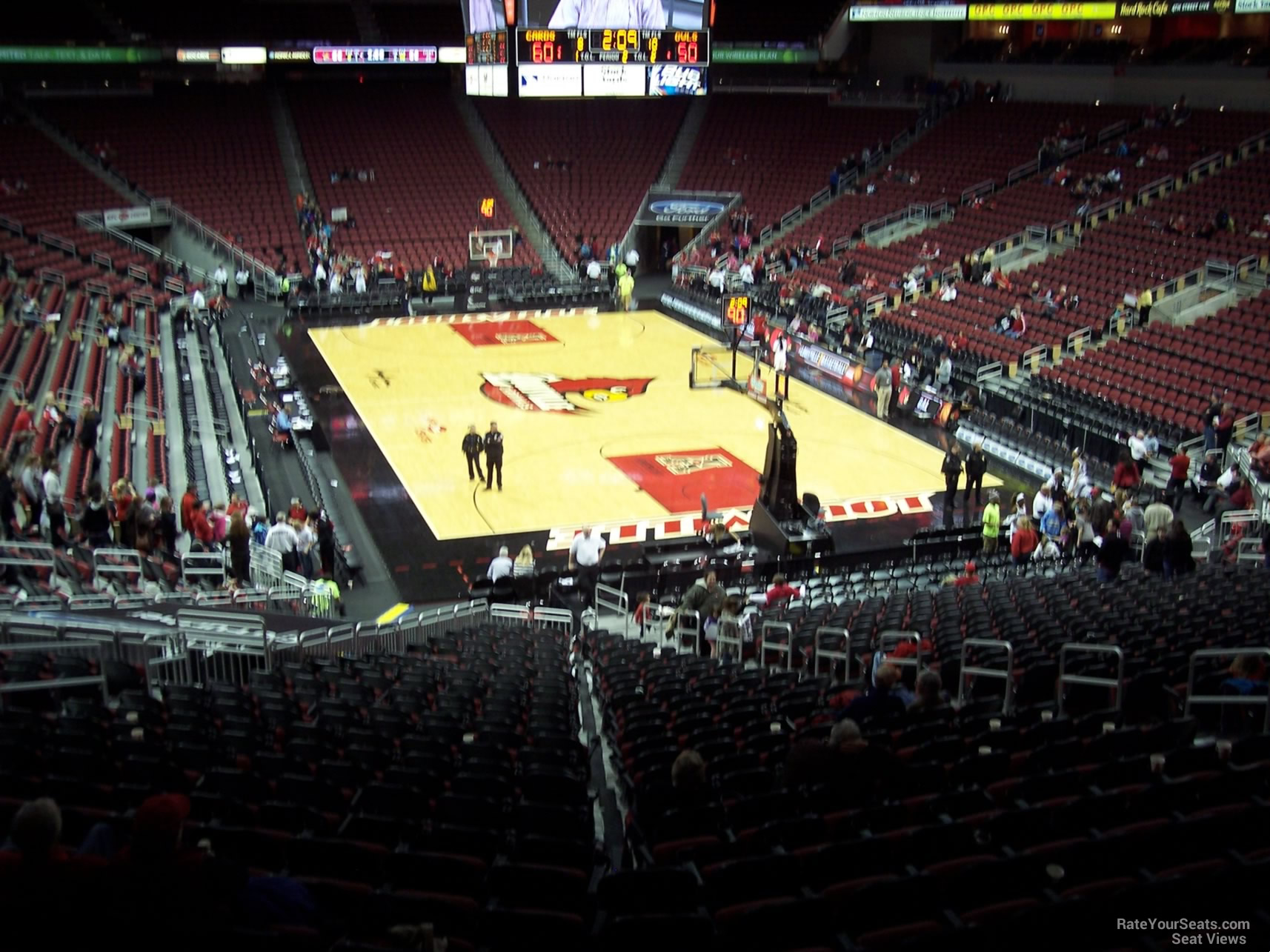 KFC Yum! Center Section 102 Louisville Basketball