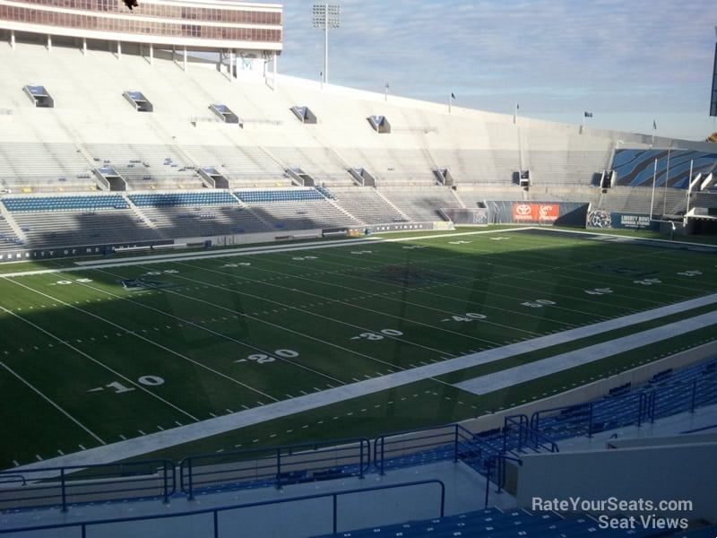 liberty bowl section 108 rateyourseats com liberty bowl seating chart memphis tigers football