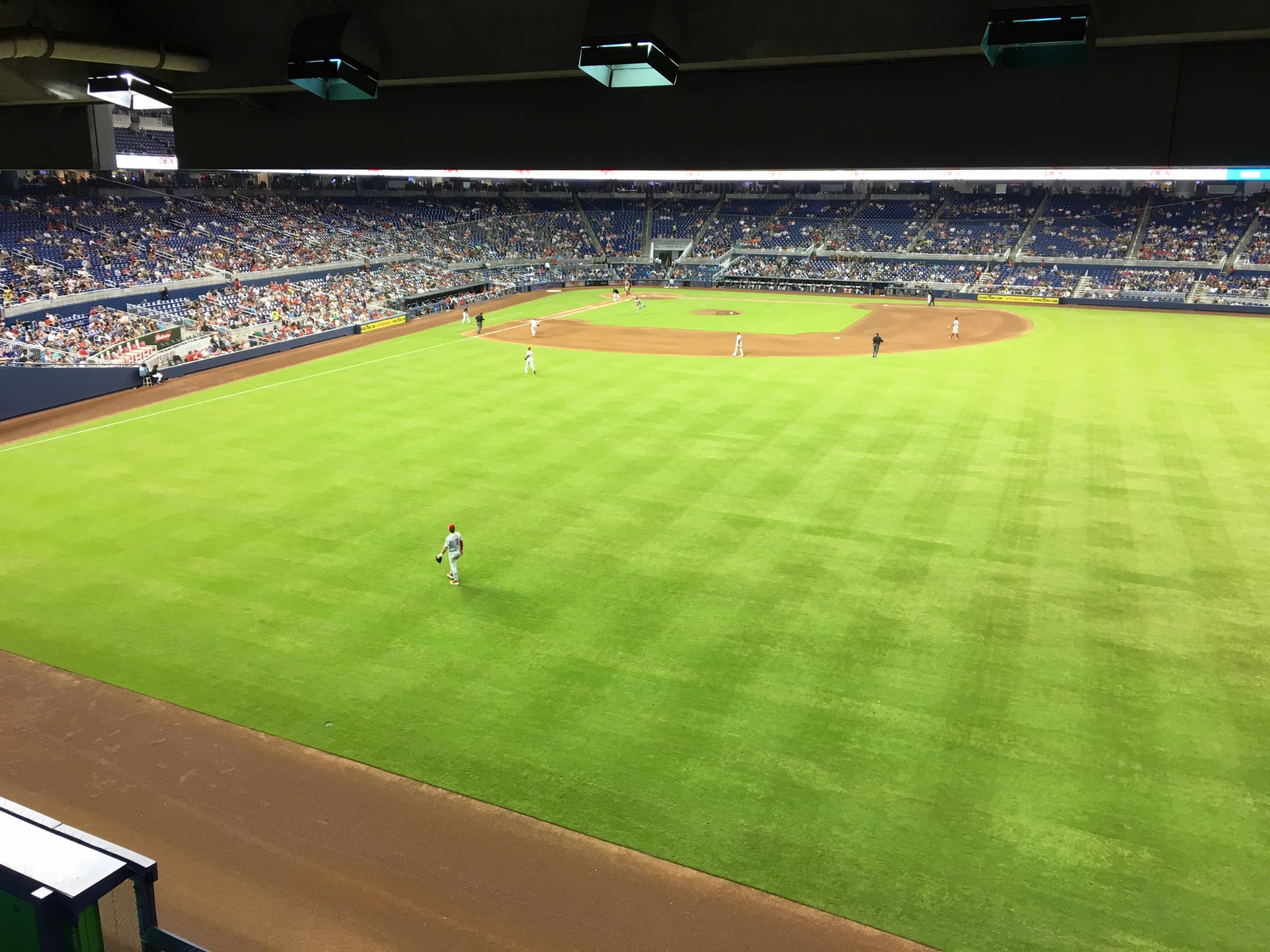 Standing room only section at Marlins Park