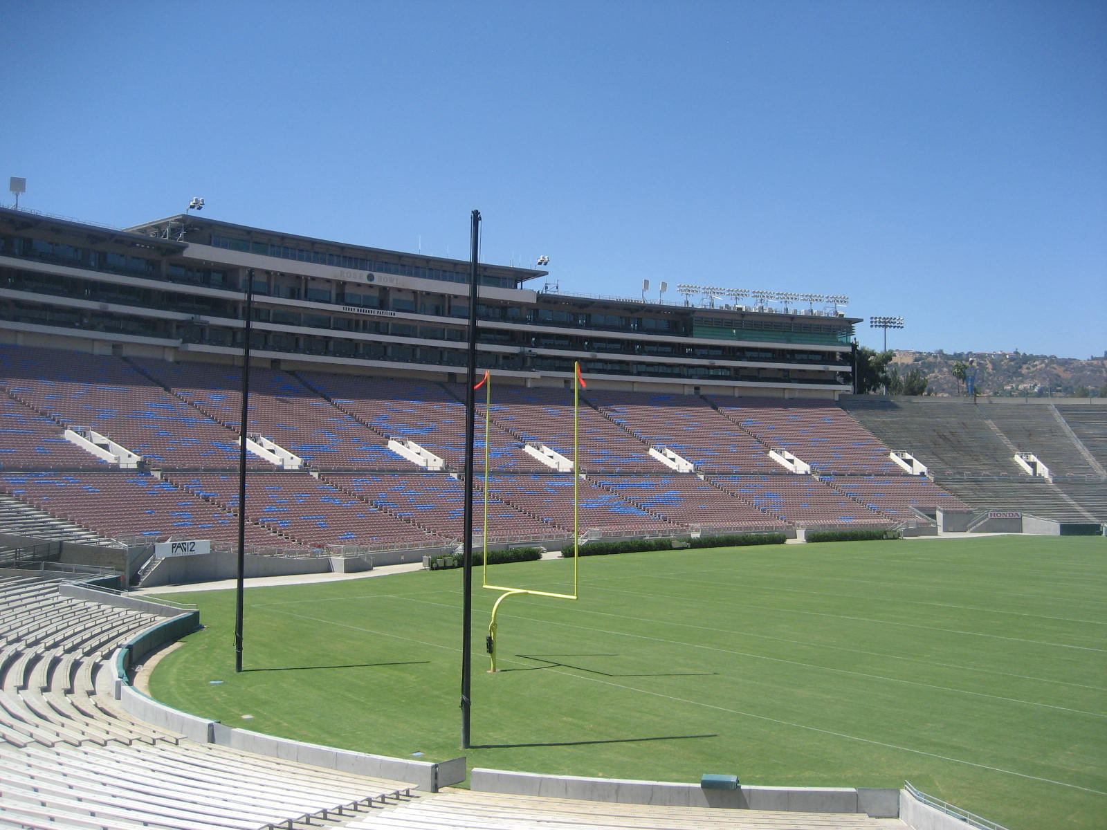 west stands at rose bowl