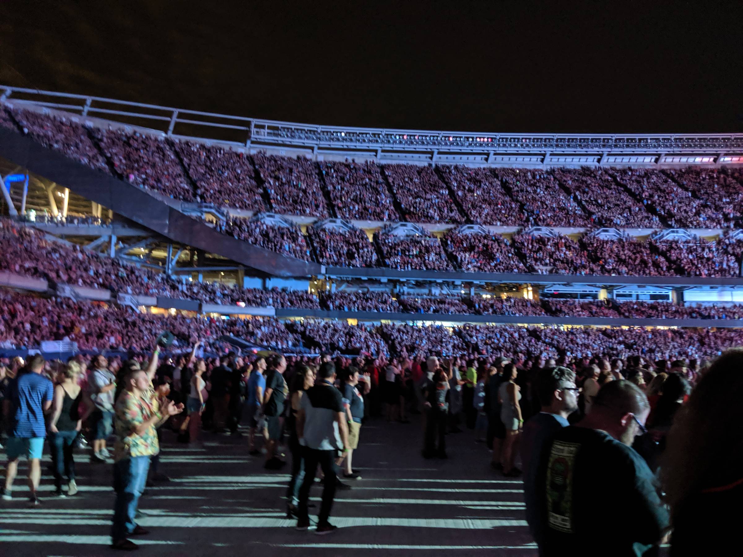 sold out soldier field for a concert