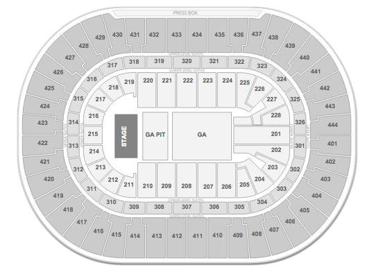 BIGBANG Honda Center Anaheim Seating Chart
