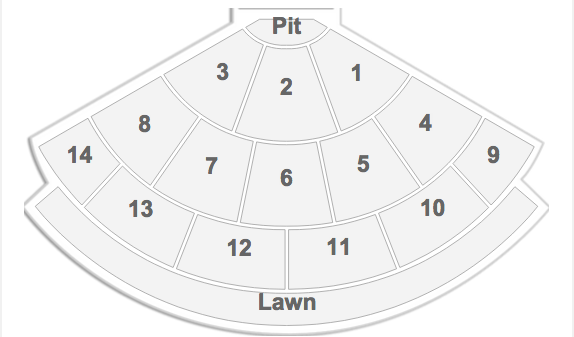 Rush Verizon Wireless Ampitheatre Seating Chart