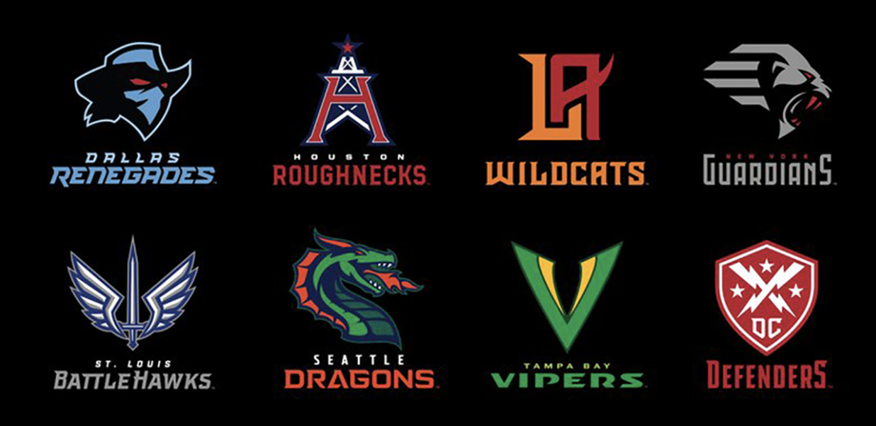 XFL team logos XFL team logos