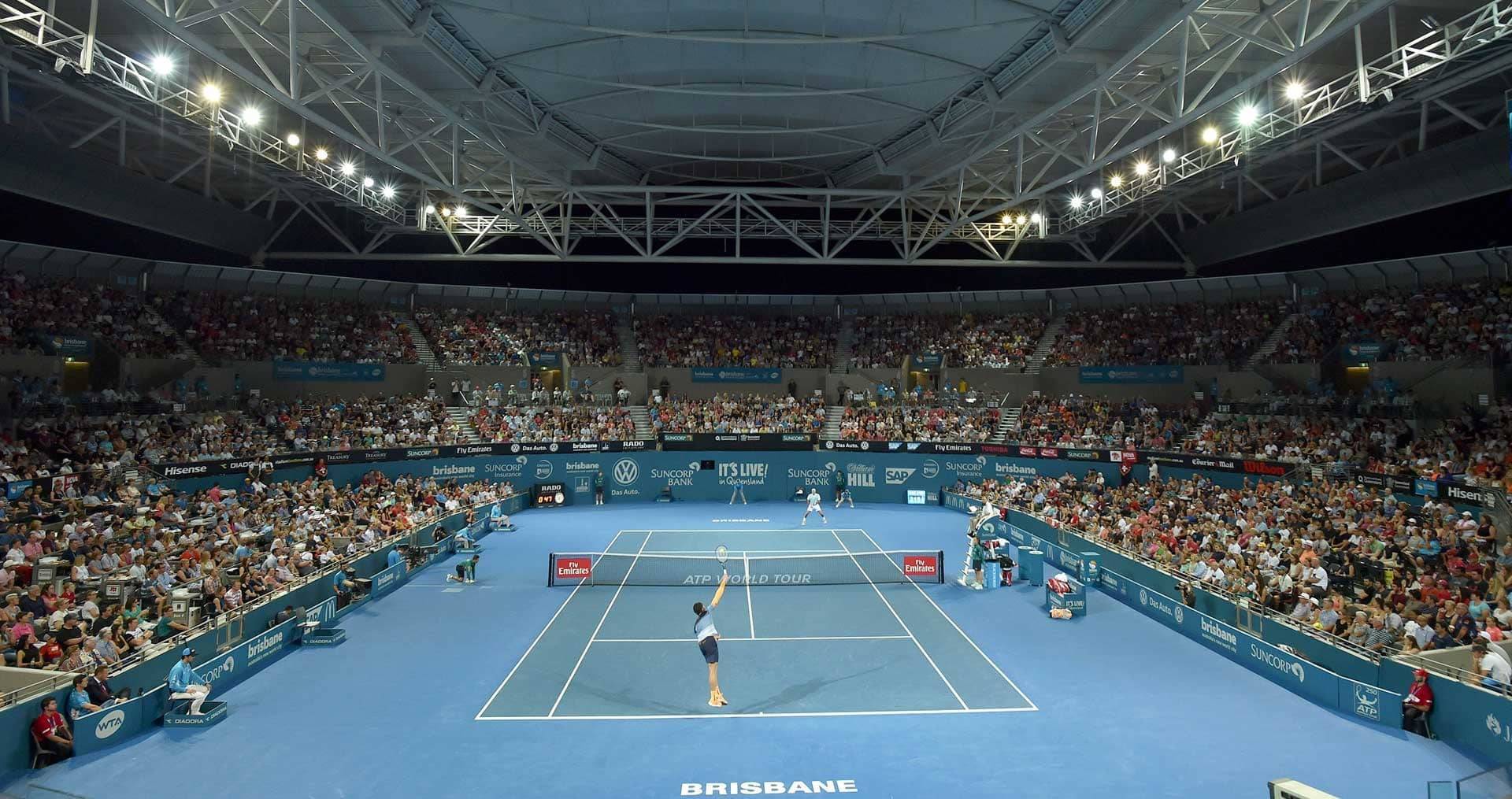Baseline Seating at Queensland Tennis Centre Baseline Seating at Queensland Tennis Centre