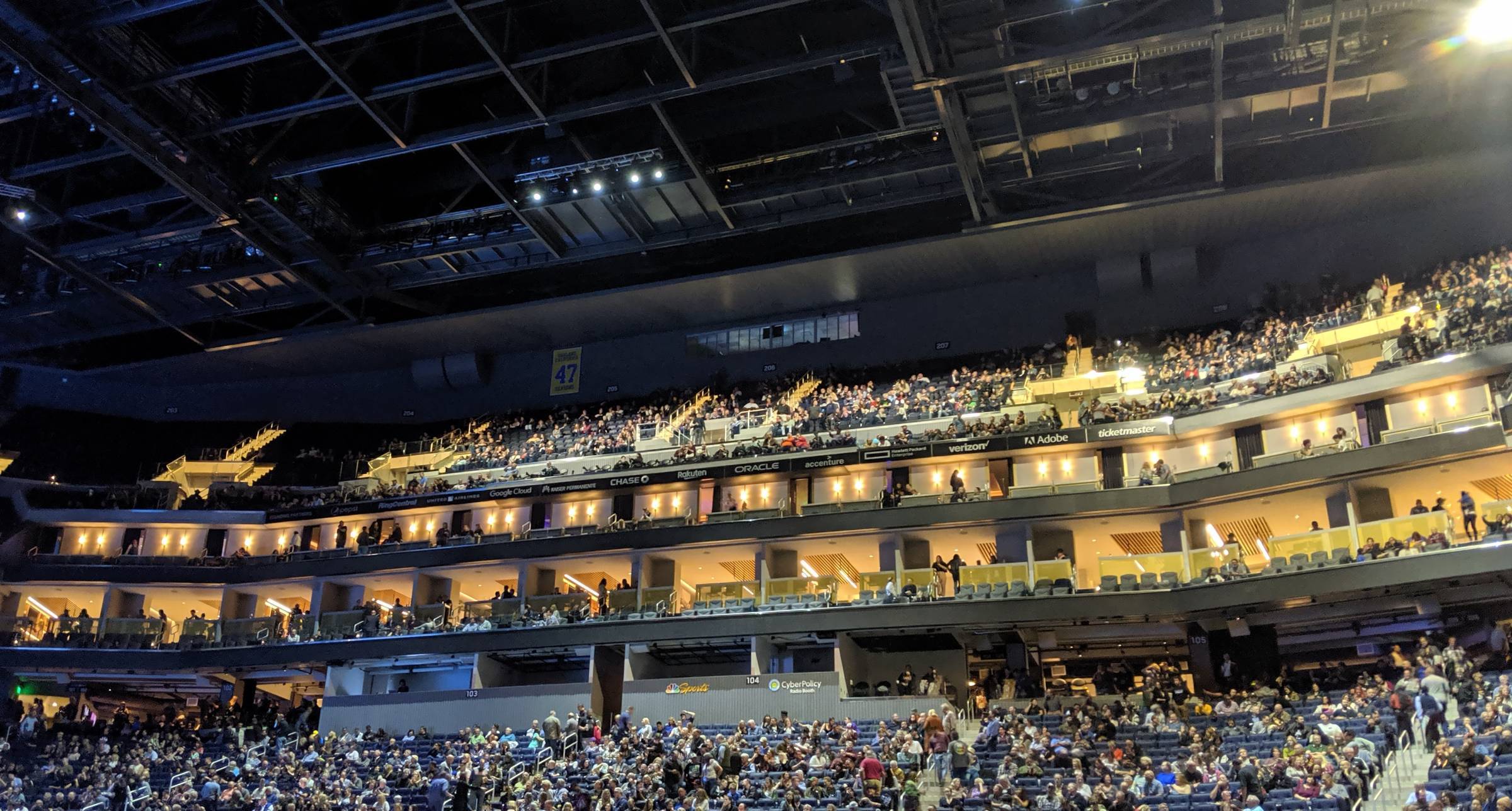 club suites and theater boxes at chase