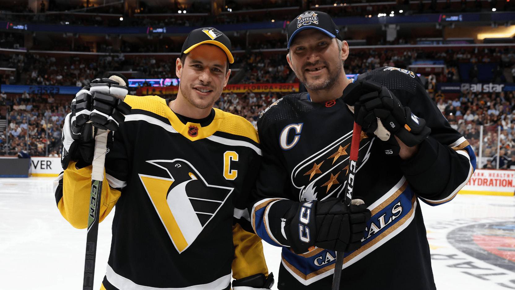 Sidney Crosby and Alex Ovechkin