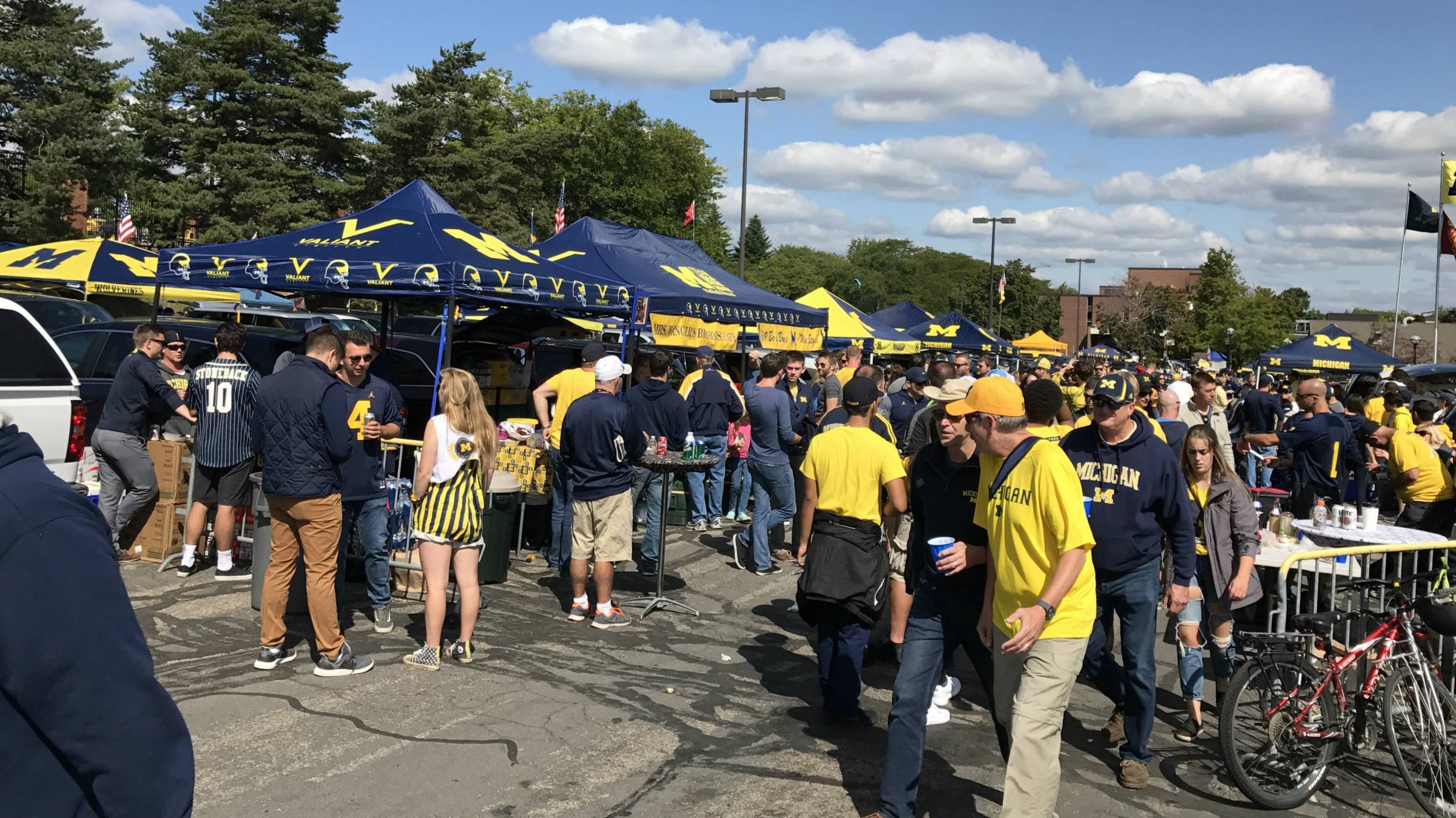 Tailgating Before a Michigan Game