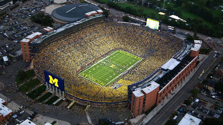 Full Crowd at The Big House
